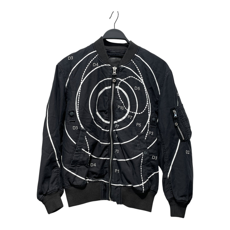 NEIGHBORHOOD/Jacket/S/Acrylic/BLK/All Over Print/