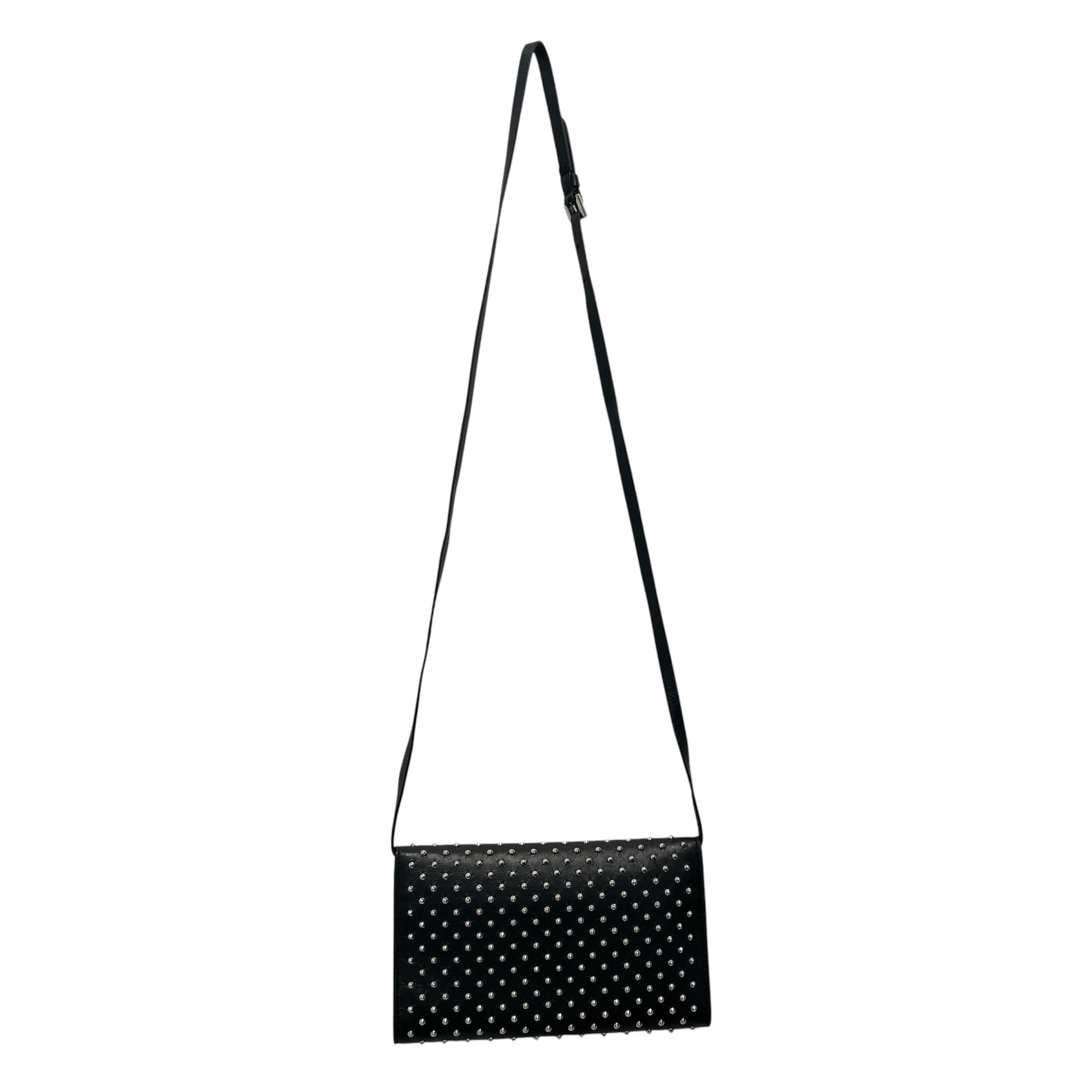 Alexander McQueen/Cross Body Bag/All Over Print/Leather/BLK/studded view 2