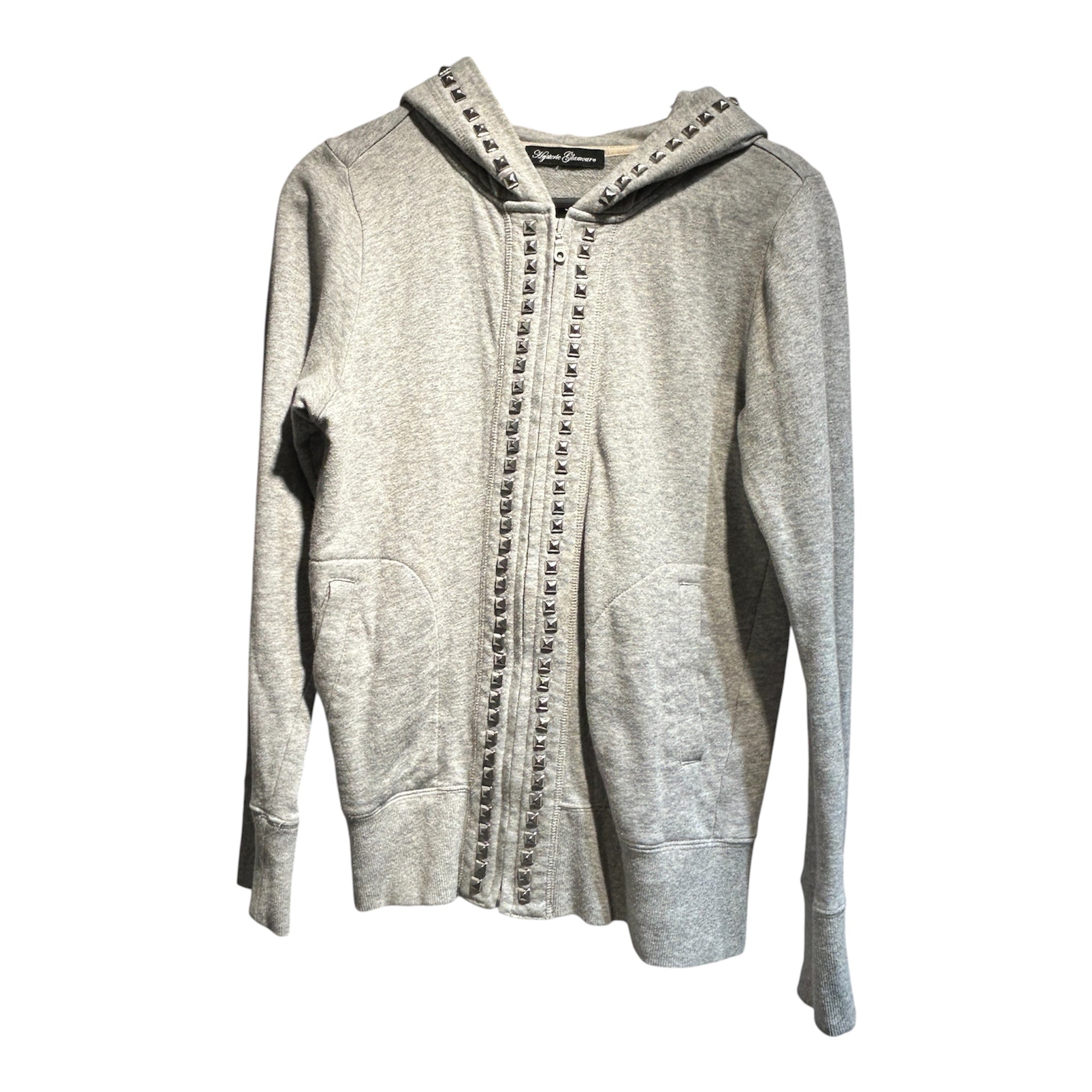 HYSTERIC GLAMOUR/Hoodie/Cotton/GRY/studded hysteric glamour hoodi view 1