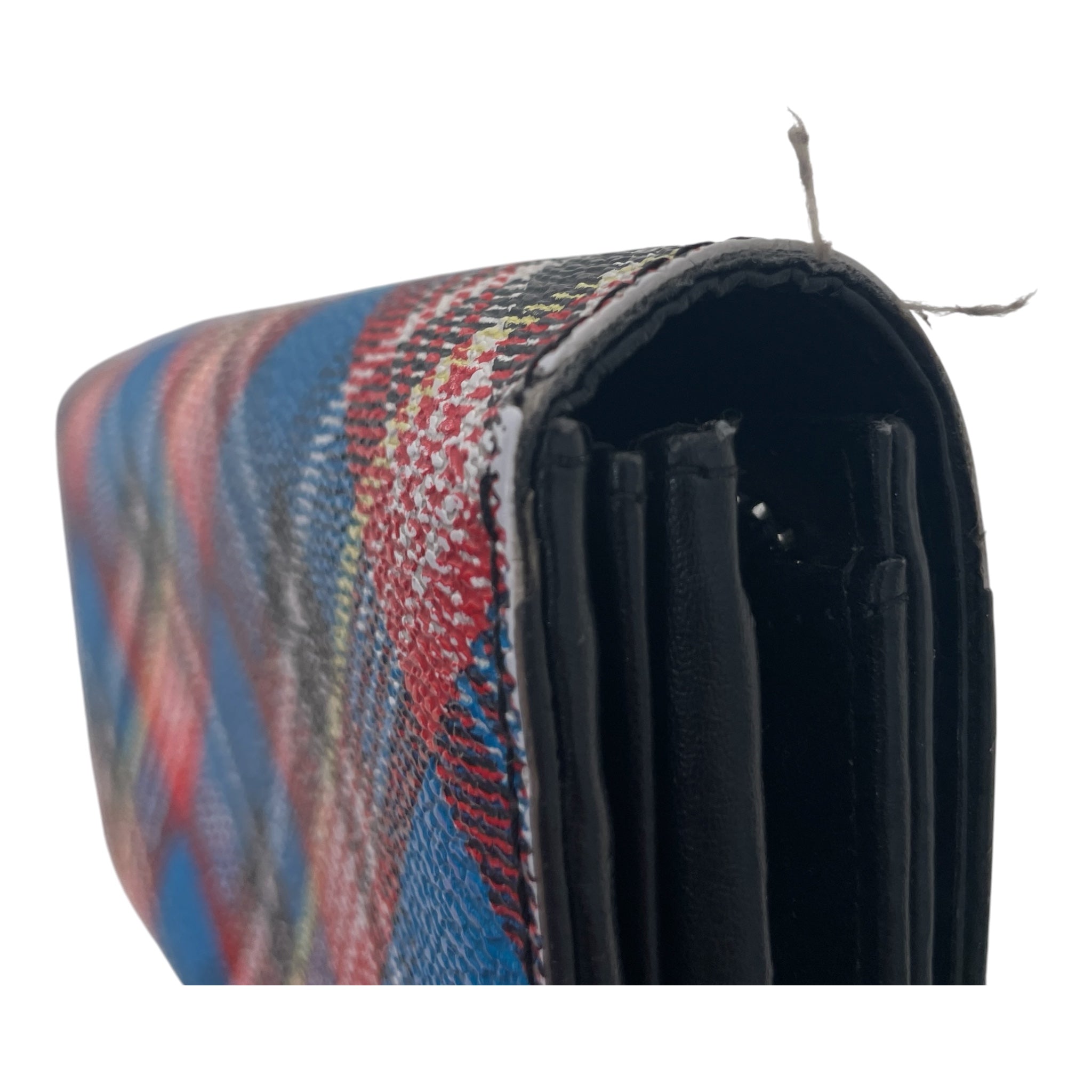 Vivienne Westwood/Long Wallet/Iridescent/Leather/BLU/L's/angel mani view 4
