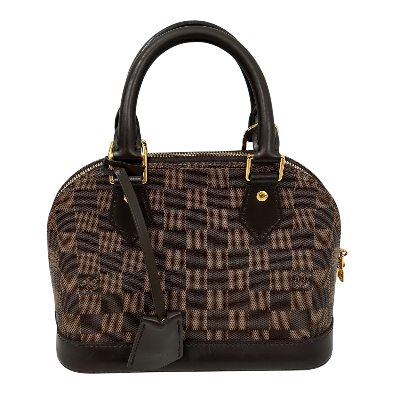 LOUIS VUITTON/Bag/Monogram/Leather/BRW/ALMA BB DAMIER EBENE view 1