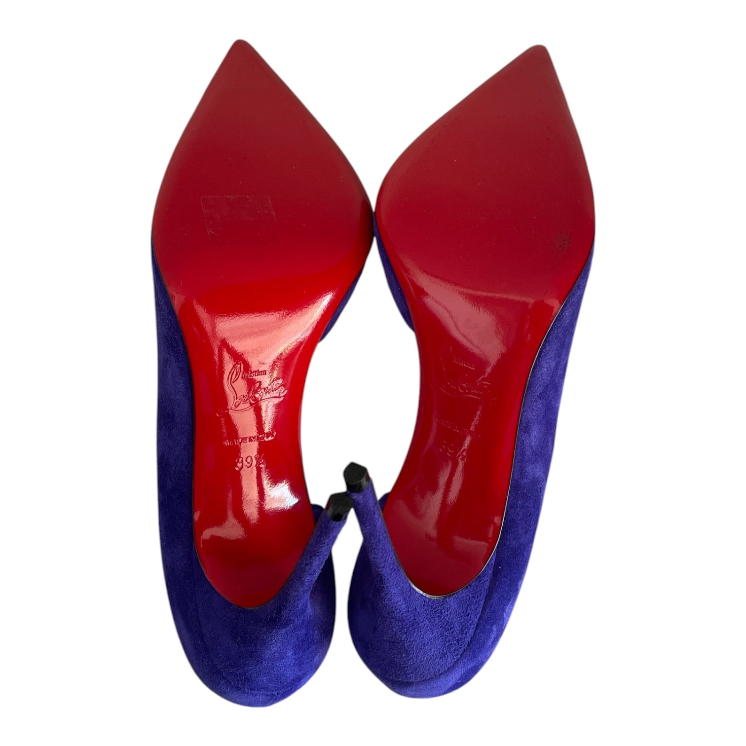 Christian Louboutin/Heels/EU 40/Leather/GLD/Pigalle Follies 100 Specchio view 4