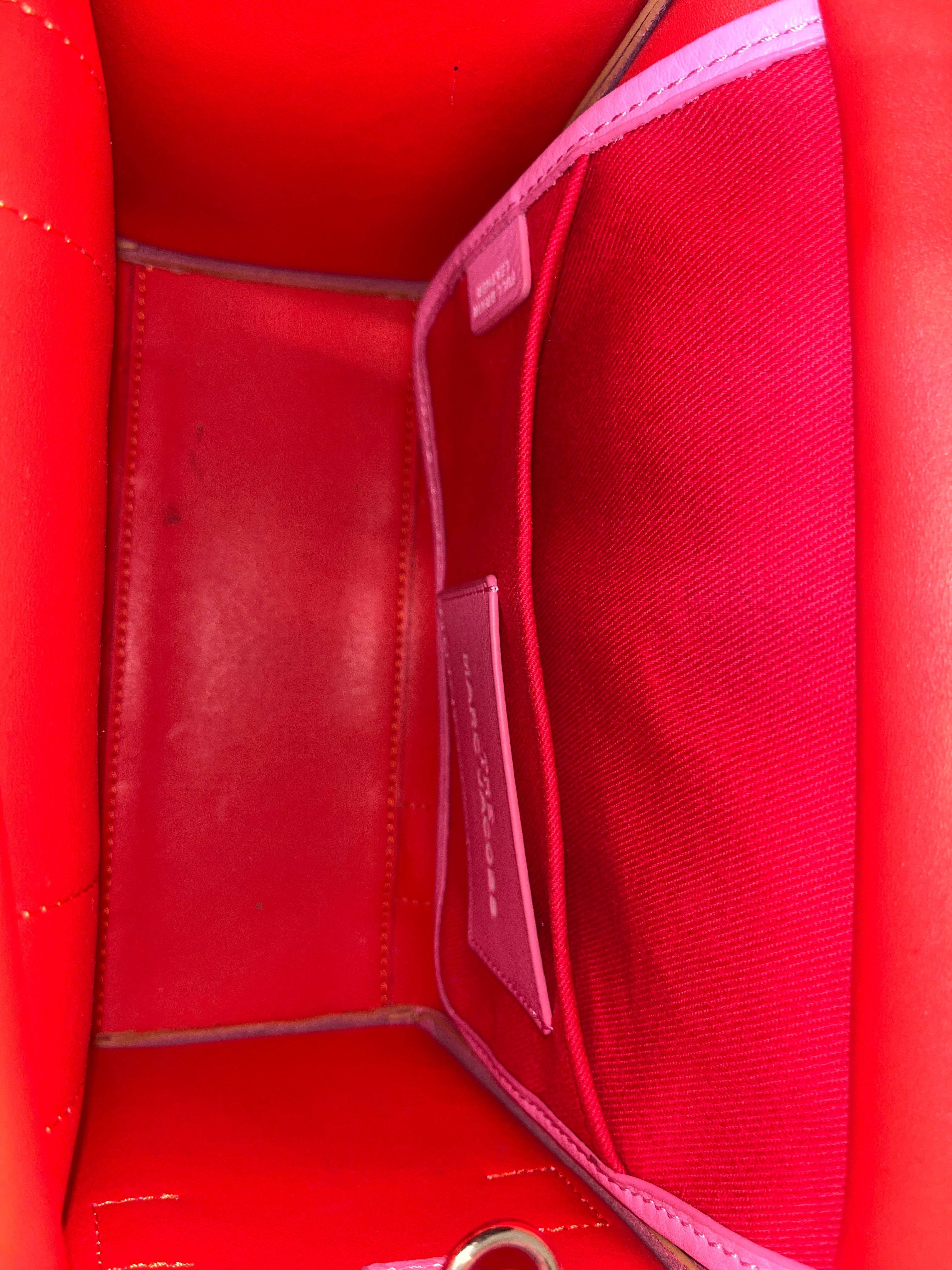 MARC JACOBS/Cross Body Bag/Leather/PNK/ view 4