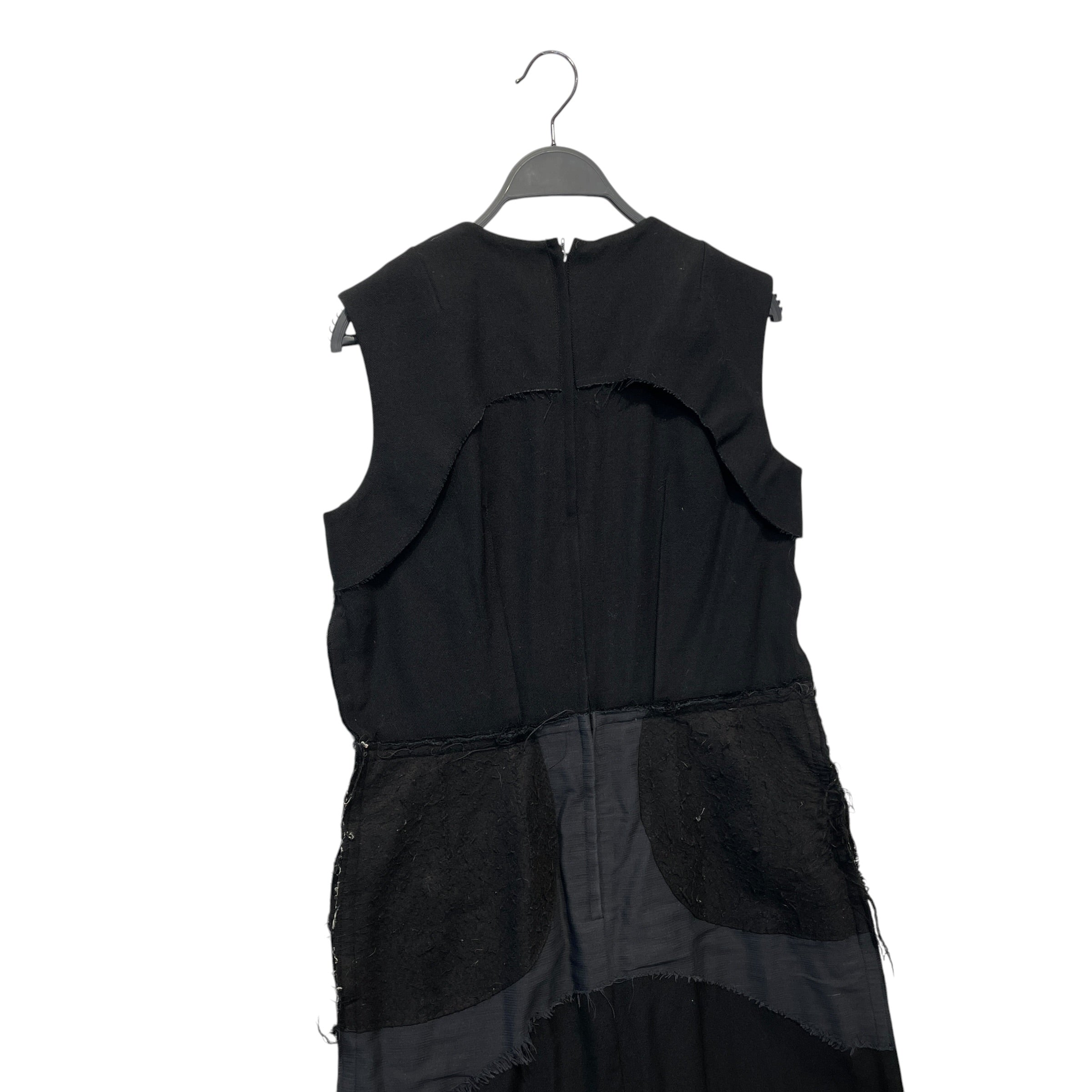 COMME des GARCONS/SL Dress/L/Wool/BLK/INSIDE OUT CONSTRUCTION view 5