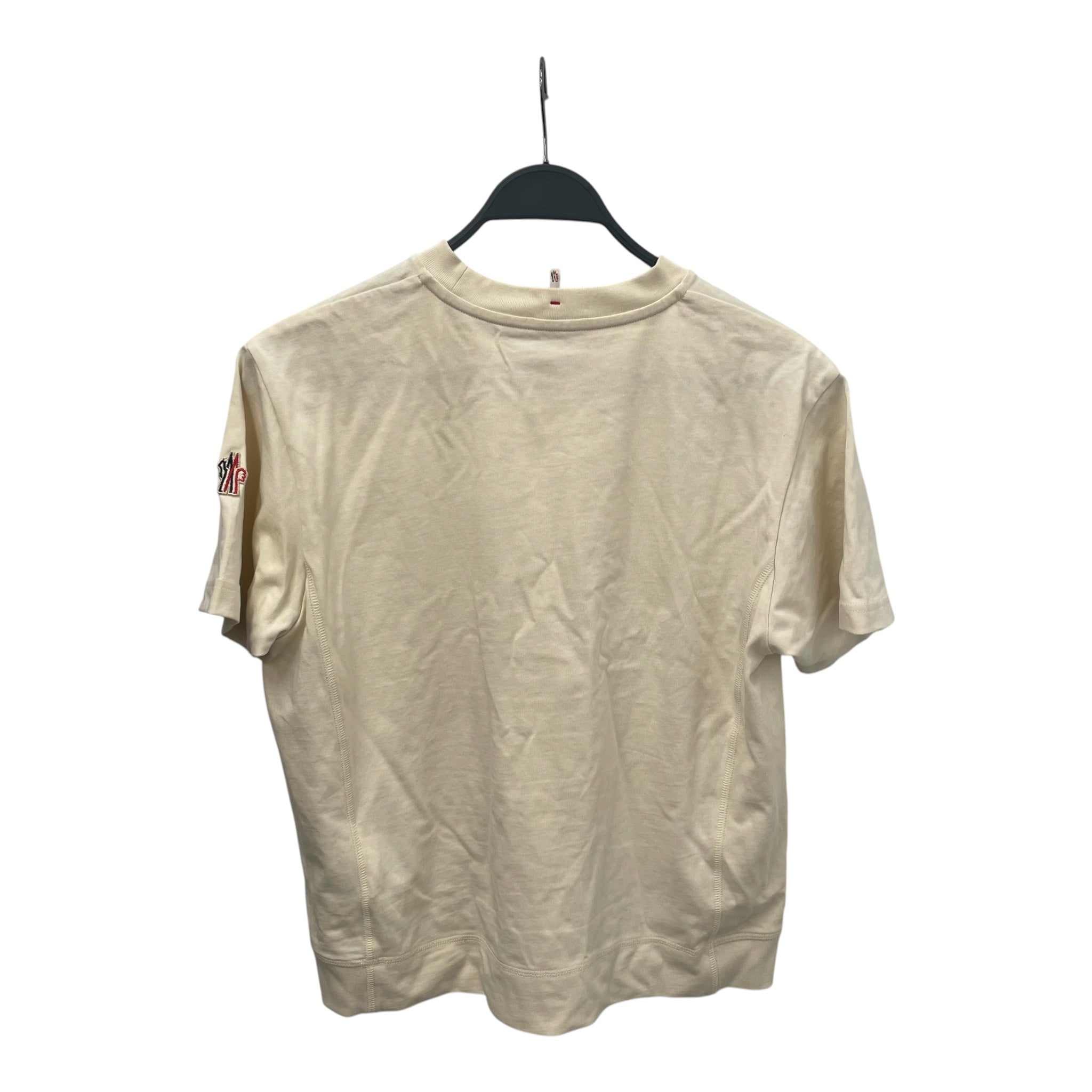 MONCLER GRENOBLE/T-Shirt/M/Cotton/CRM/LOGO view 2