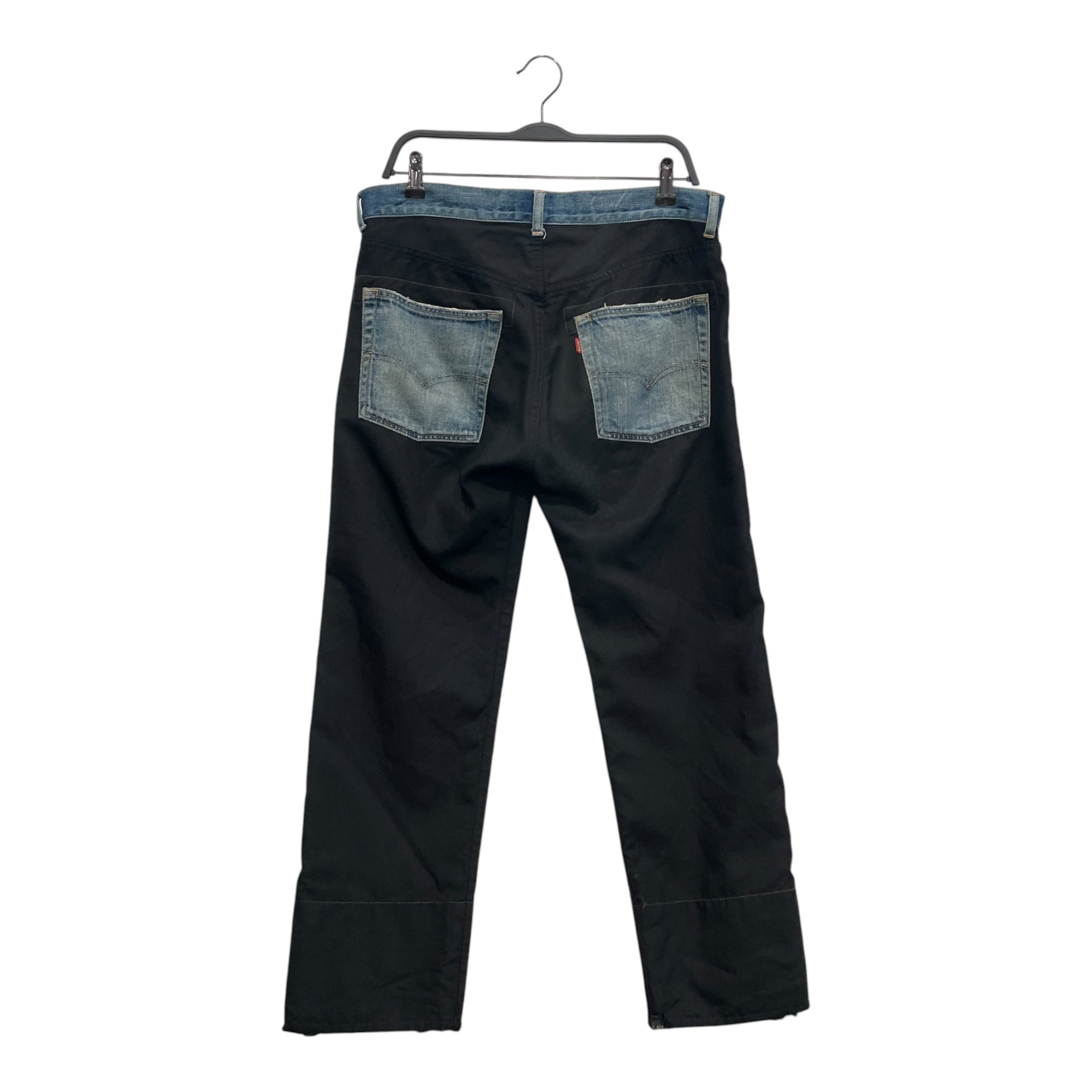JUNYA WATANABE COMME des GARCONS/Levi's/Pants/M/Cotton/BLK/Plaid/PLAID IN CHINO/DEN view 2