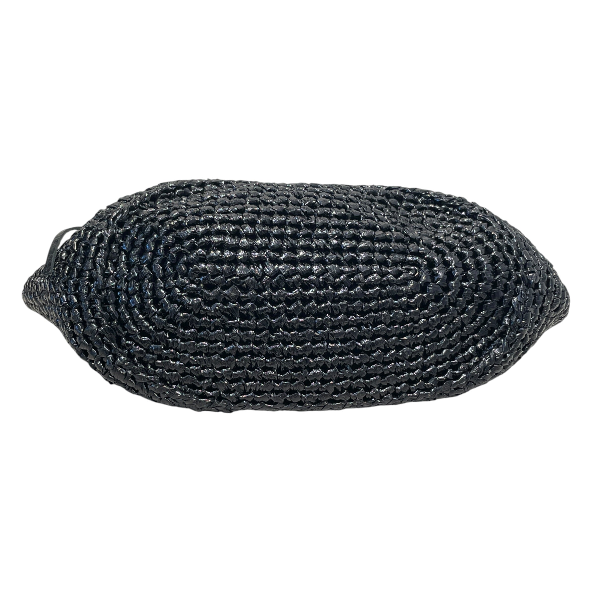 BALENCIAGA/Basket Bag/BLK/Raffia Le Cagole Panier view 3