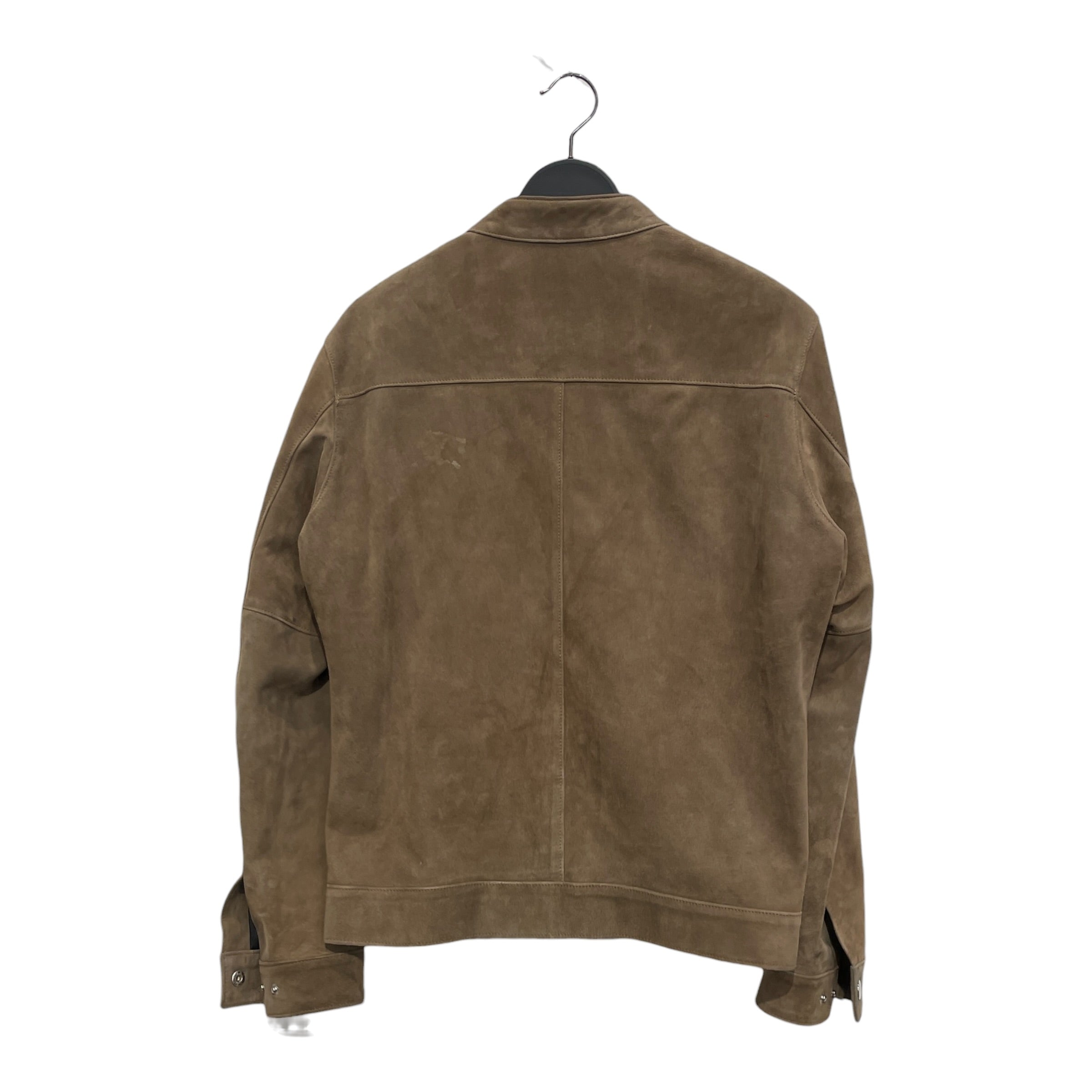 THURSDAY/Riders Jkt (S)/M/Leather/CML/BUTTON NECK SUEDE JKT view 2