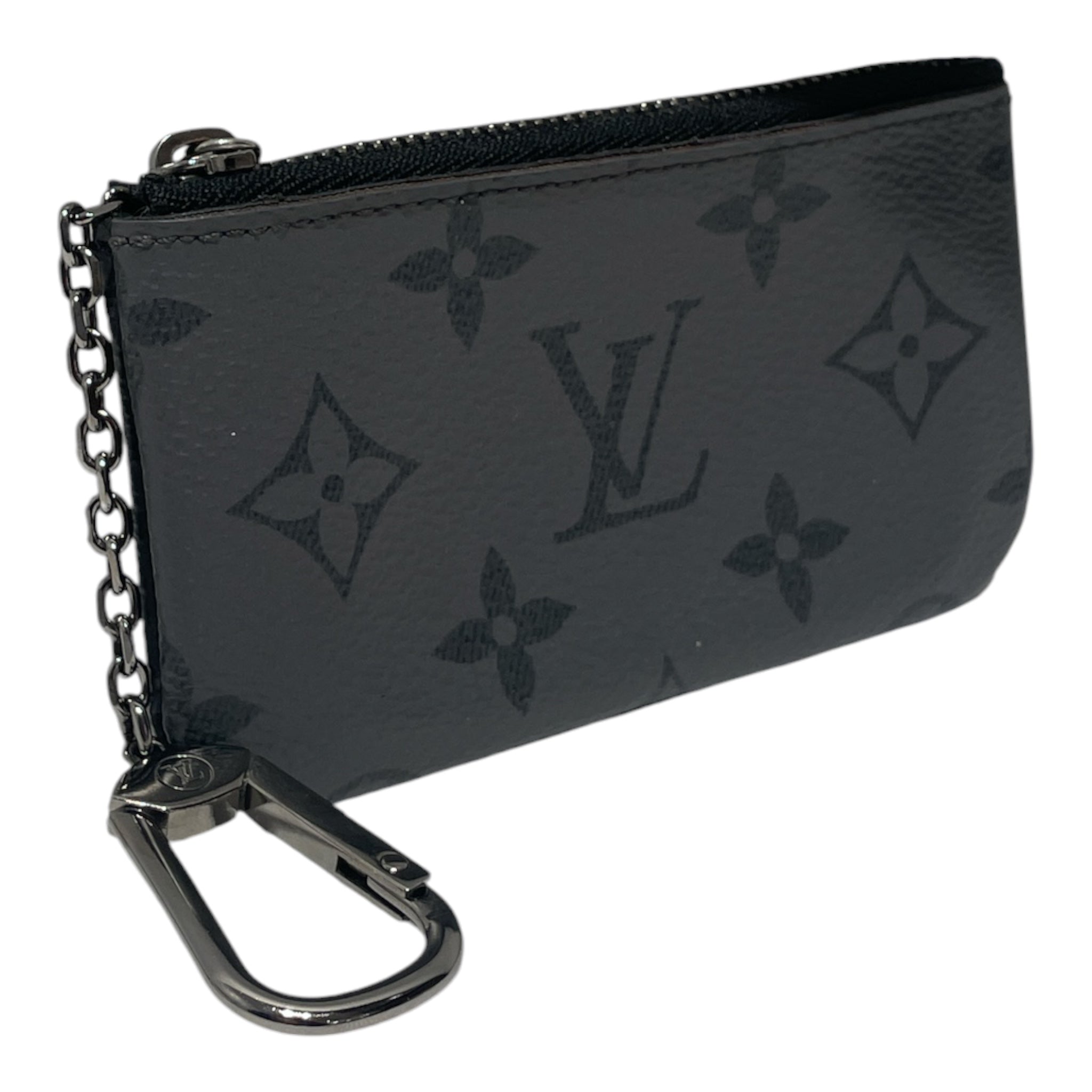 LOUIS VUITTON/Coin Wallet/Monogram/GRY/Eclipse Reverse Key Pouch view 1
