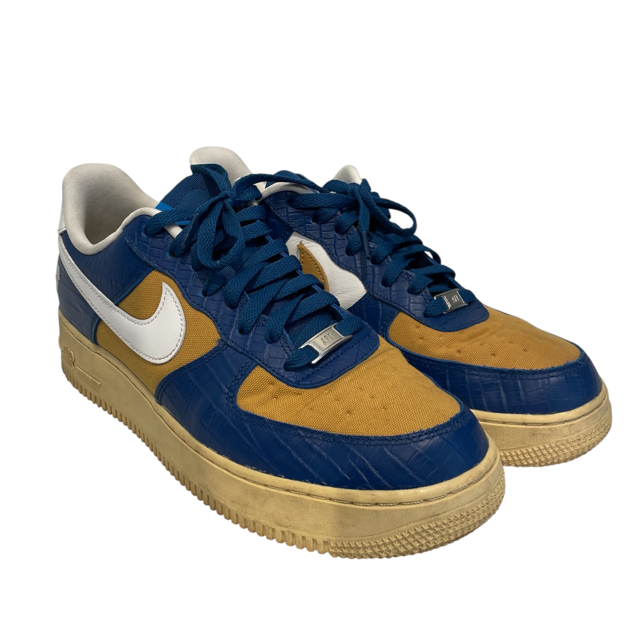 NIKE/UNDEFEATED/Low-Sneakers/US 9.5/Leather/NVY/Nike X Undefeated view 1