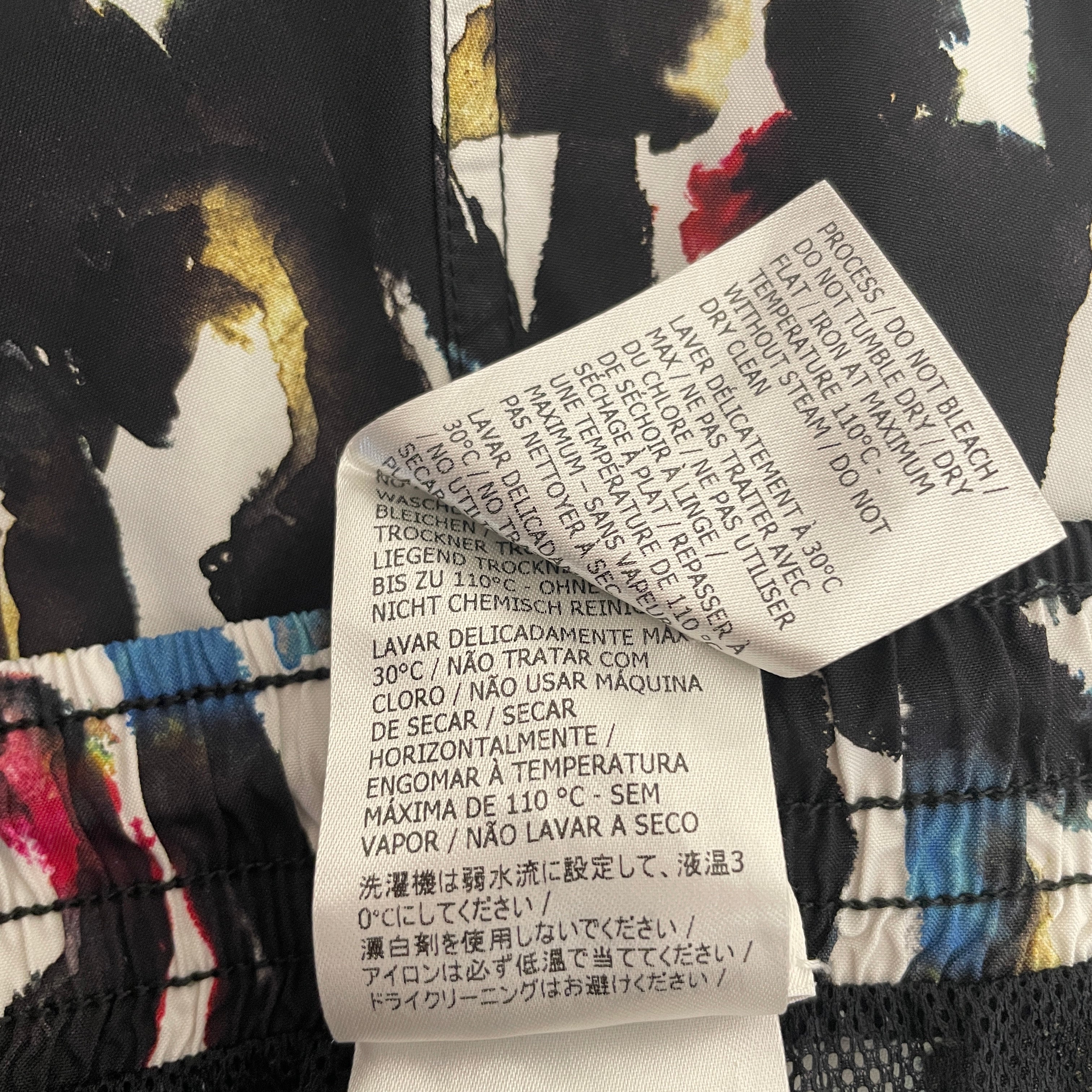 Alexander McQueen/Shorts/S/Polyester/MLT/Graphic/Graffiti Print Swim view 5