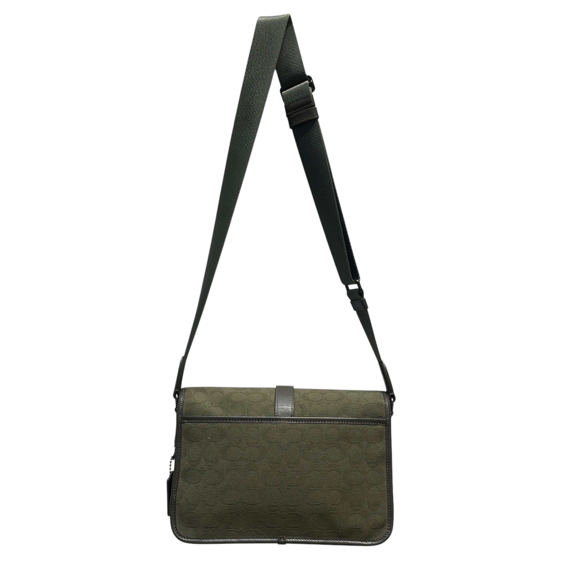 COACH/Bag/Monogram/Cotton/KHK/League Messenger bag view 2