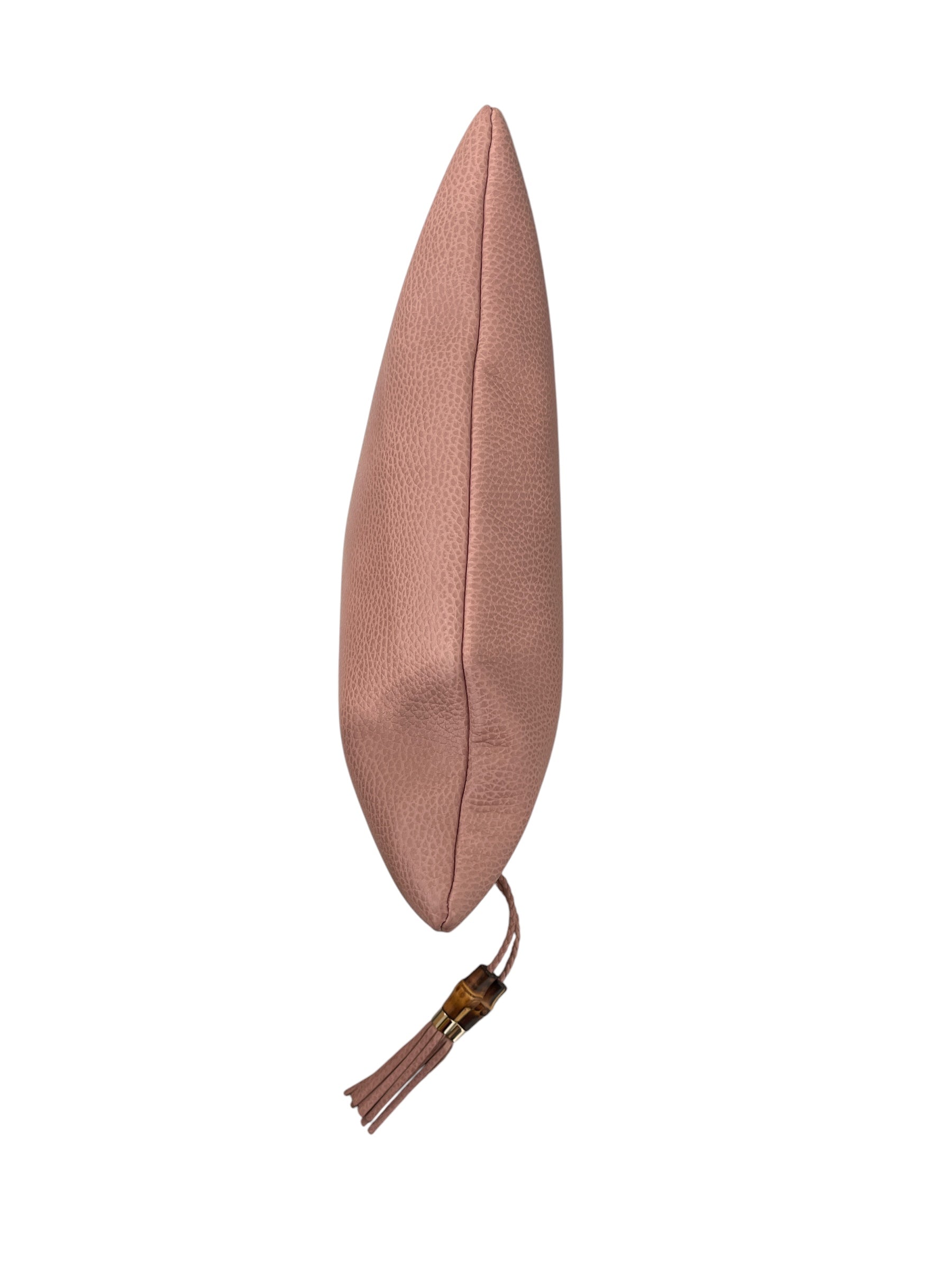 GUCCI/Clutch Bag/Leather/PNK/BAMBOO TASSLE CLUTCH view 3