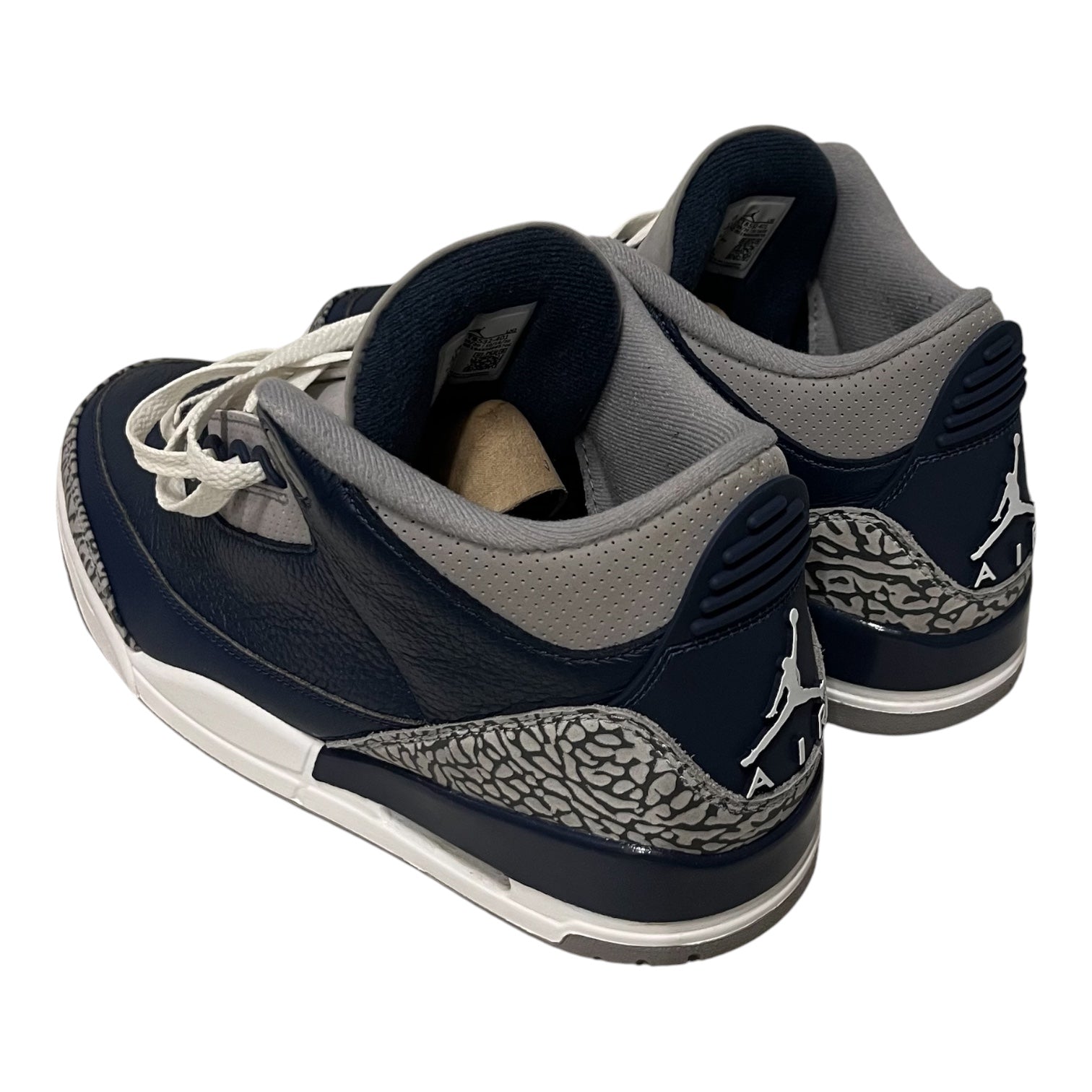 NIKE/AIR JORDAN 3 RETRO/Hi-Sneakers/US 11.5/Leather/BLU/CT8532-401 view 2