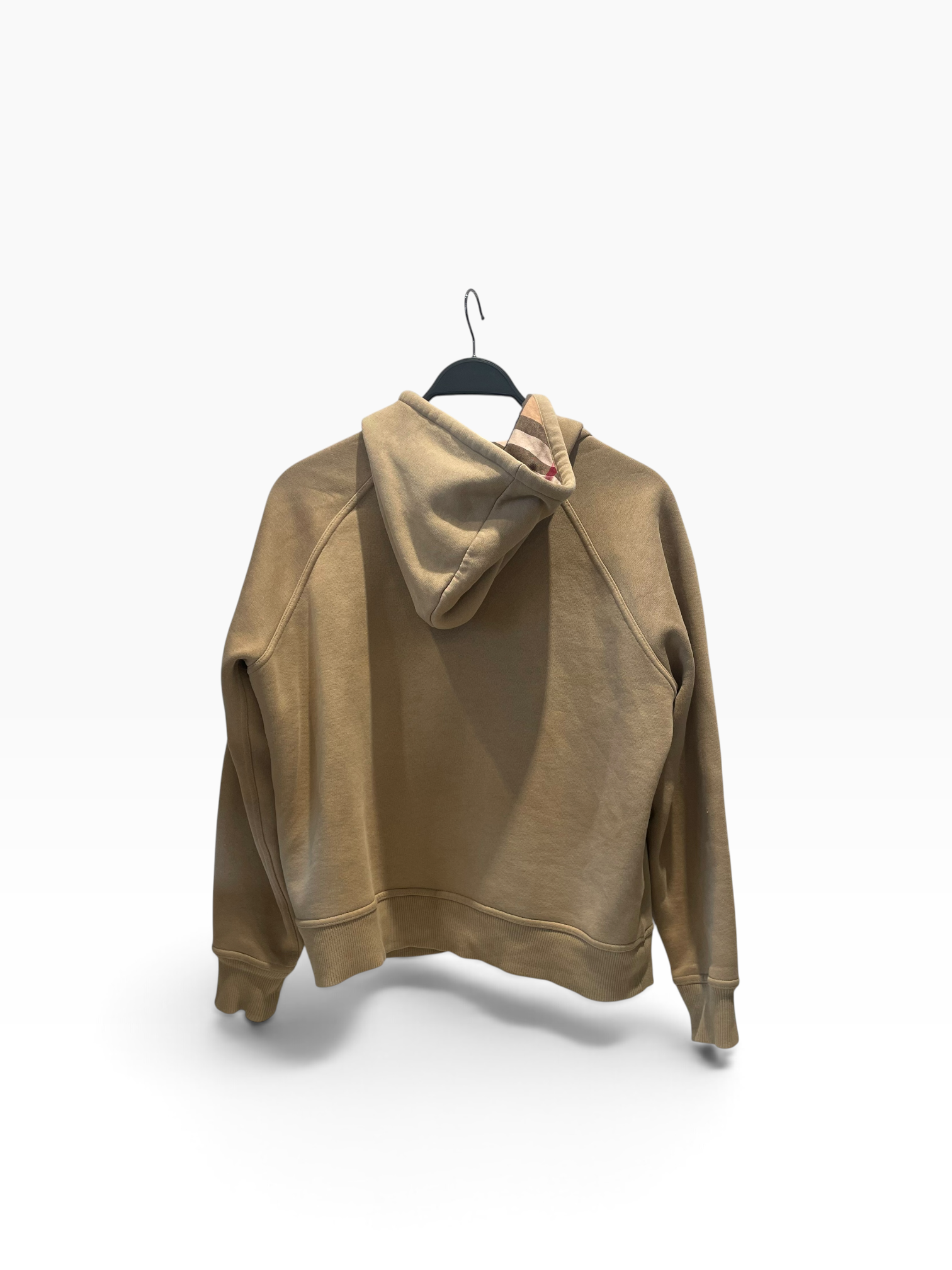 BURBERRY LONDON/Zip Up Hoodie/L/Cotton/BEG/Nova Check Inside view 2