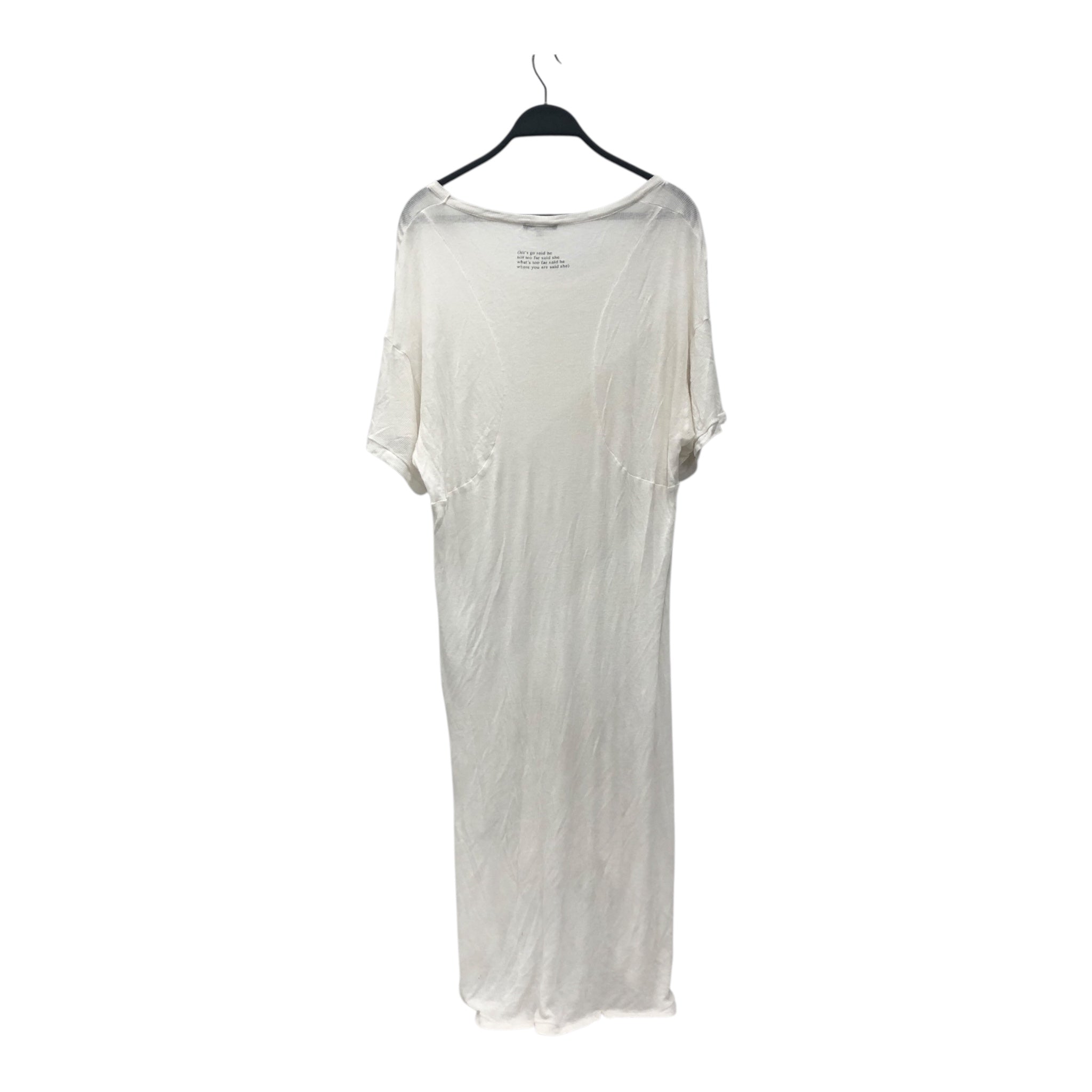 ANN DEMEULEMEESTER/SS Dress/S/Cotton/WHT/ view 2