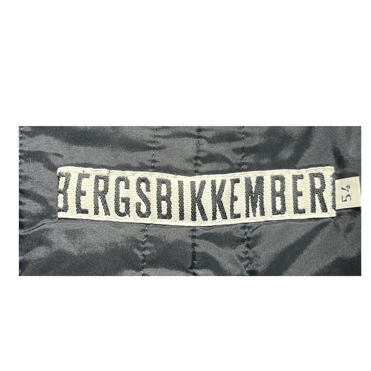 BIKKEMBERGS/Trench Coat/54/Wool/NVY/Distressed Zip Wool Coat Pins view 4