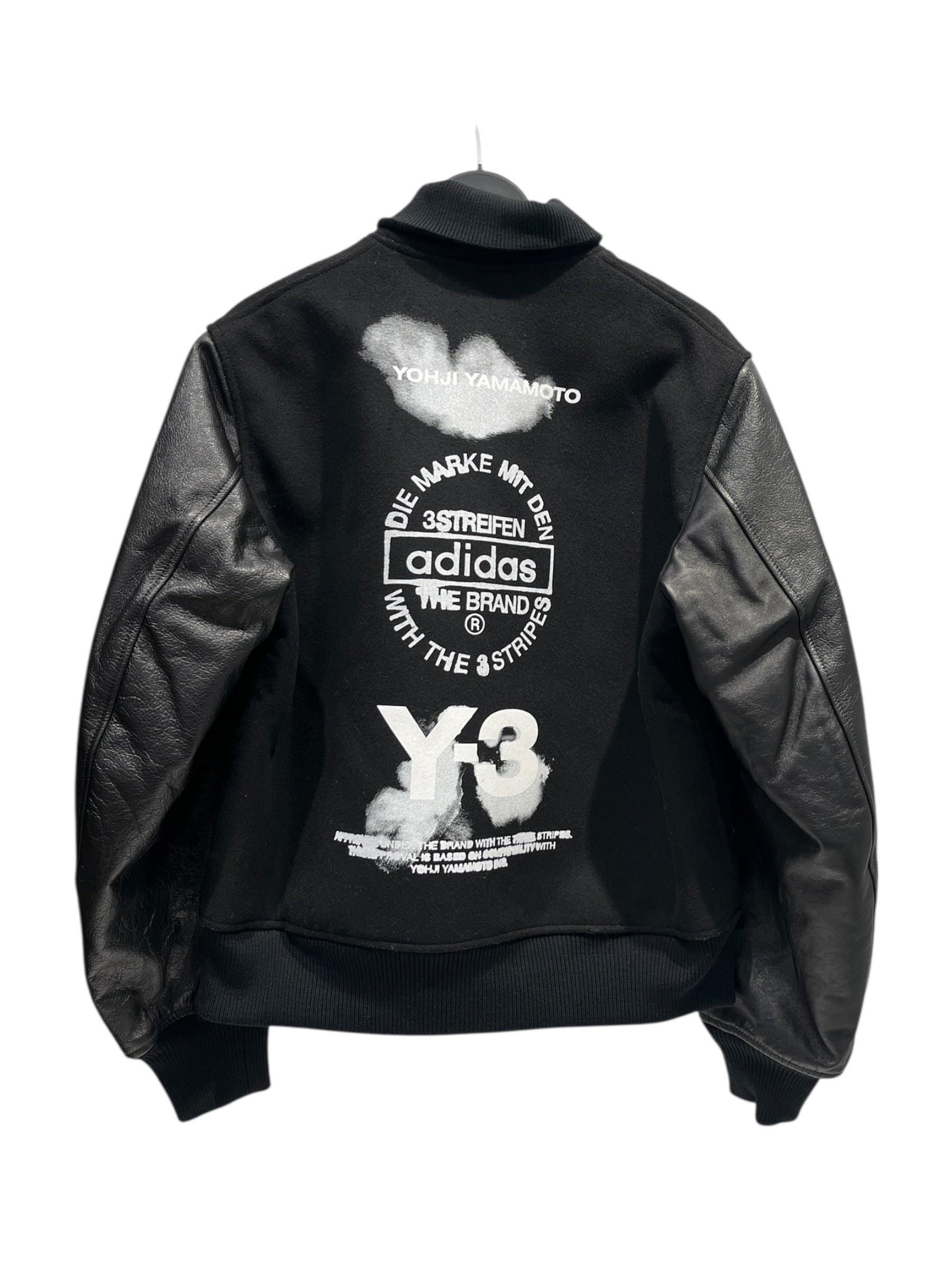 Y-3/Jacket/XS/Cotton/BLK/Graphic/RIBBED BOMBER JACKET view 2
