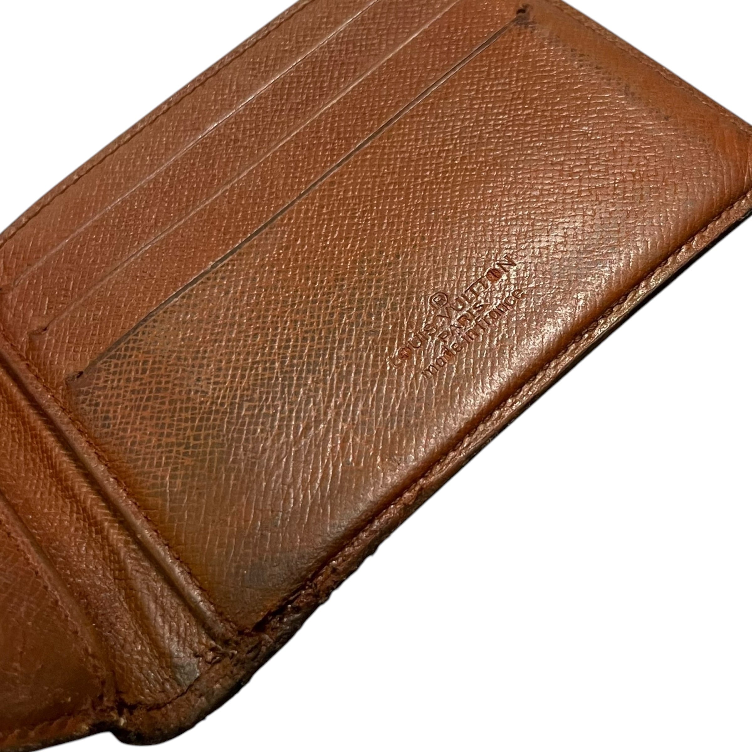 LOUIS VUITTON/Bifold Wallet/Monogram/Leather/BRW/M's/ view 5