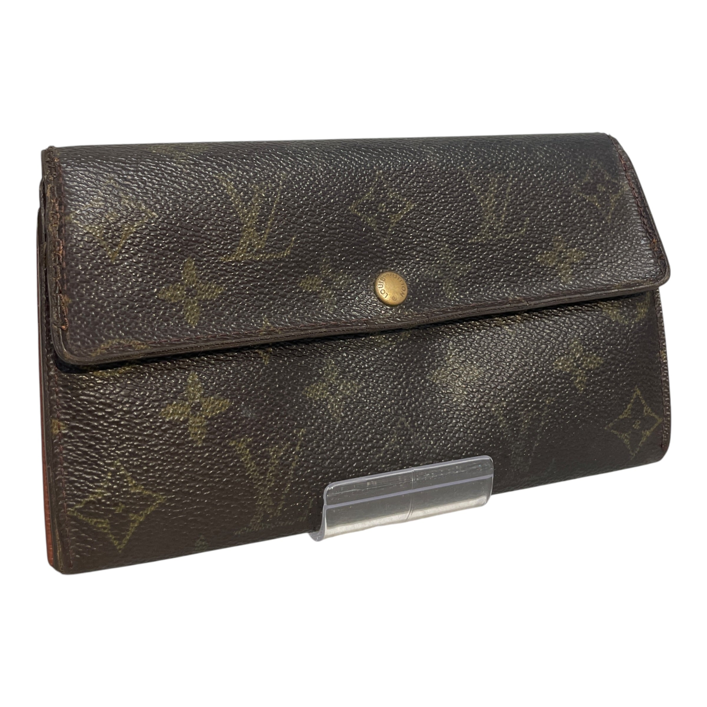 LOUIS VUITTON/Long Wallet/Monogram/Leather/BRW/L's/Sarah view 1