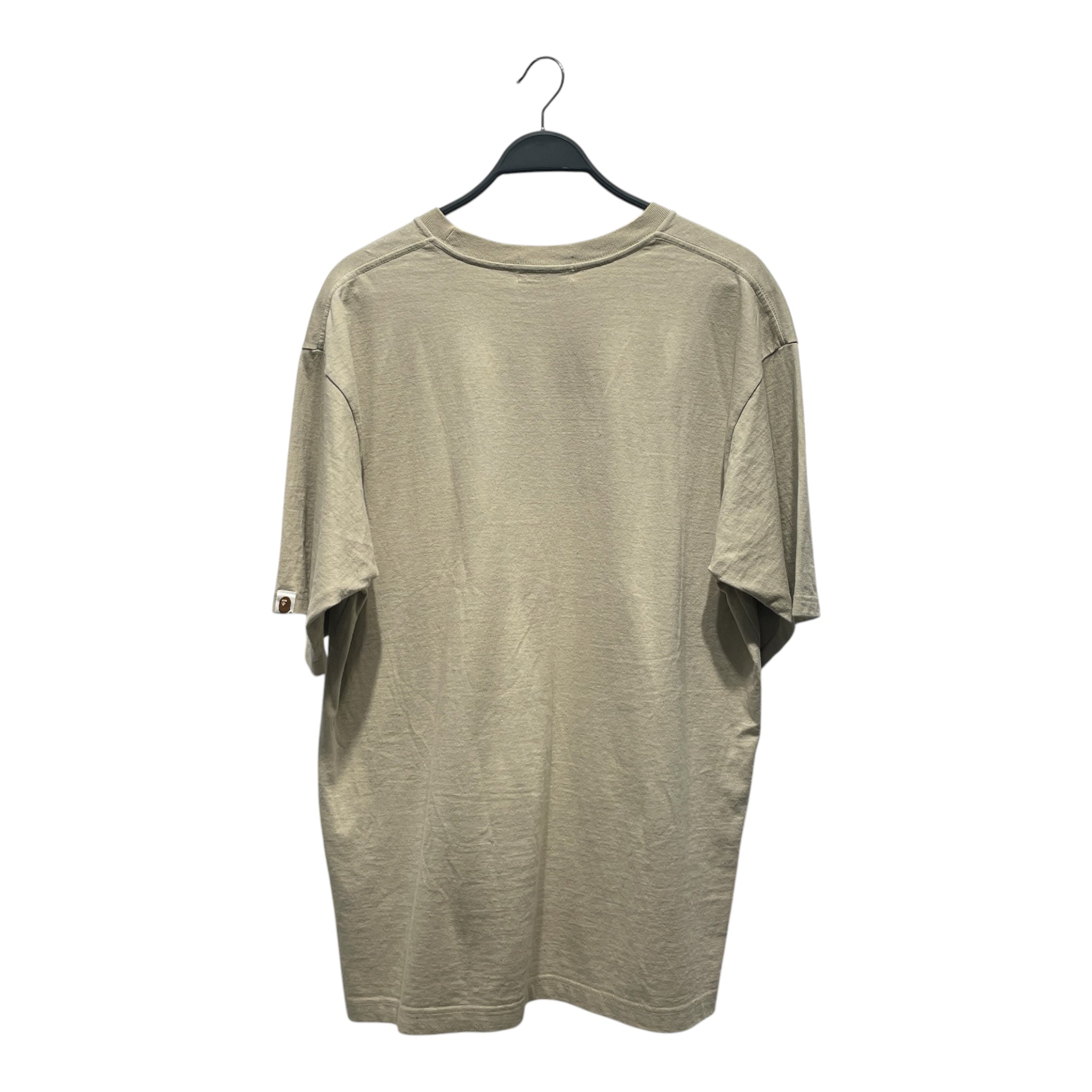 A BATHING APE/T-Shirt/L/Cotton/BEG/head one point pocket view 2