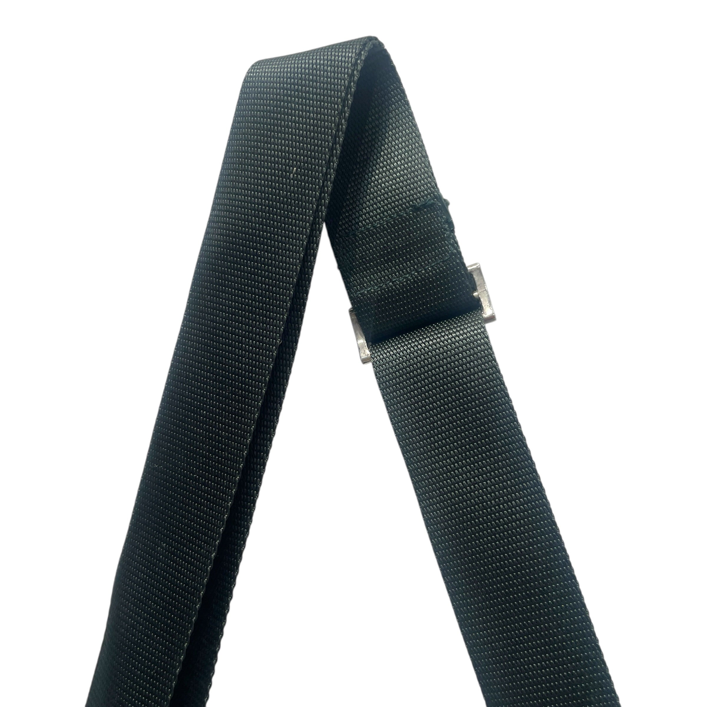PRADA/Cross Body Bag/Nylon/GRN/Enameled Nylon Shoulder Bag view 5