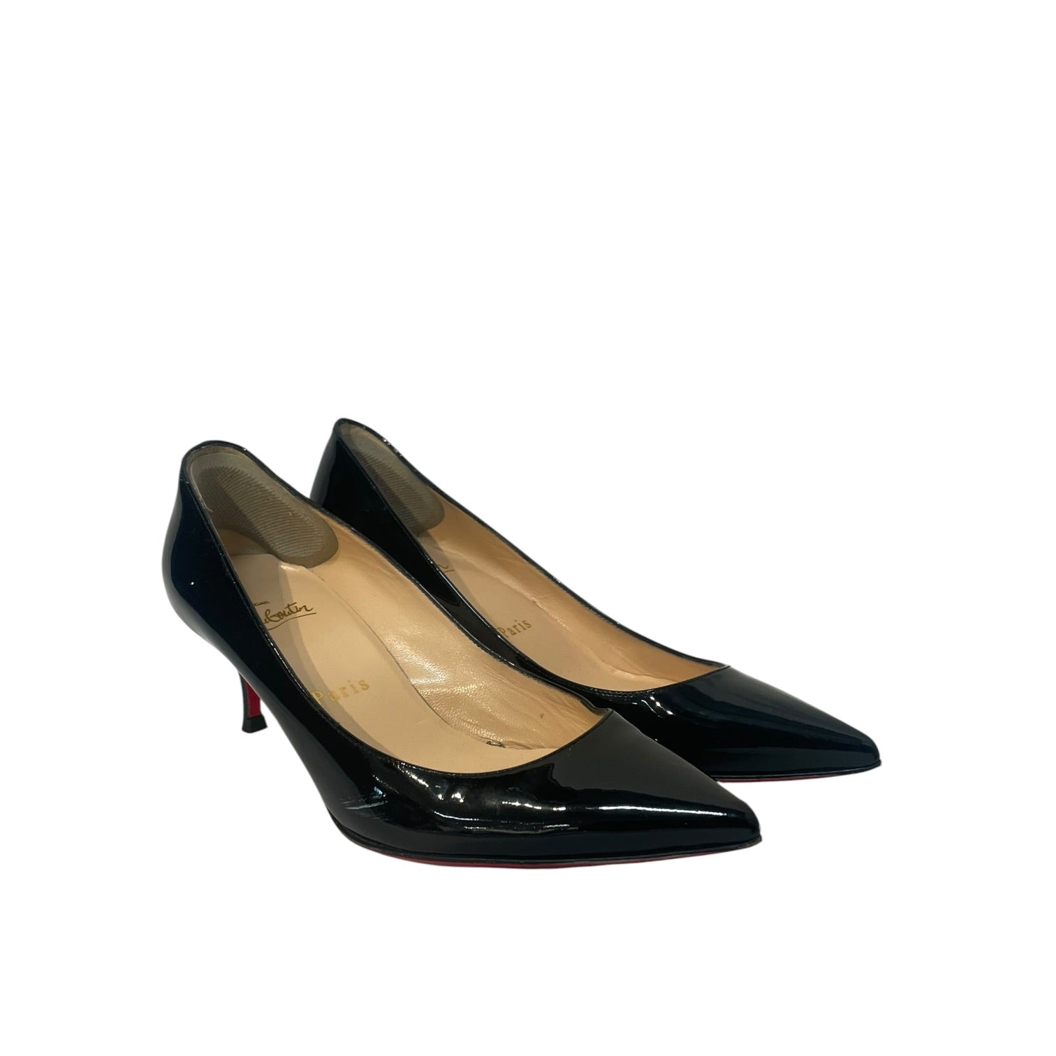 Christian Louboutin/Heels/EU 35/Leather/BLK/ view 1