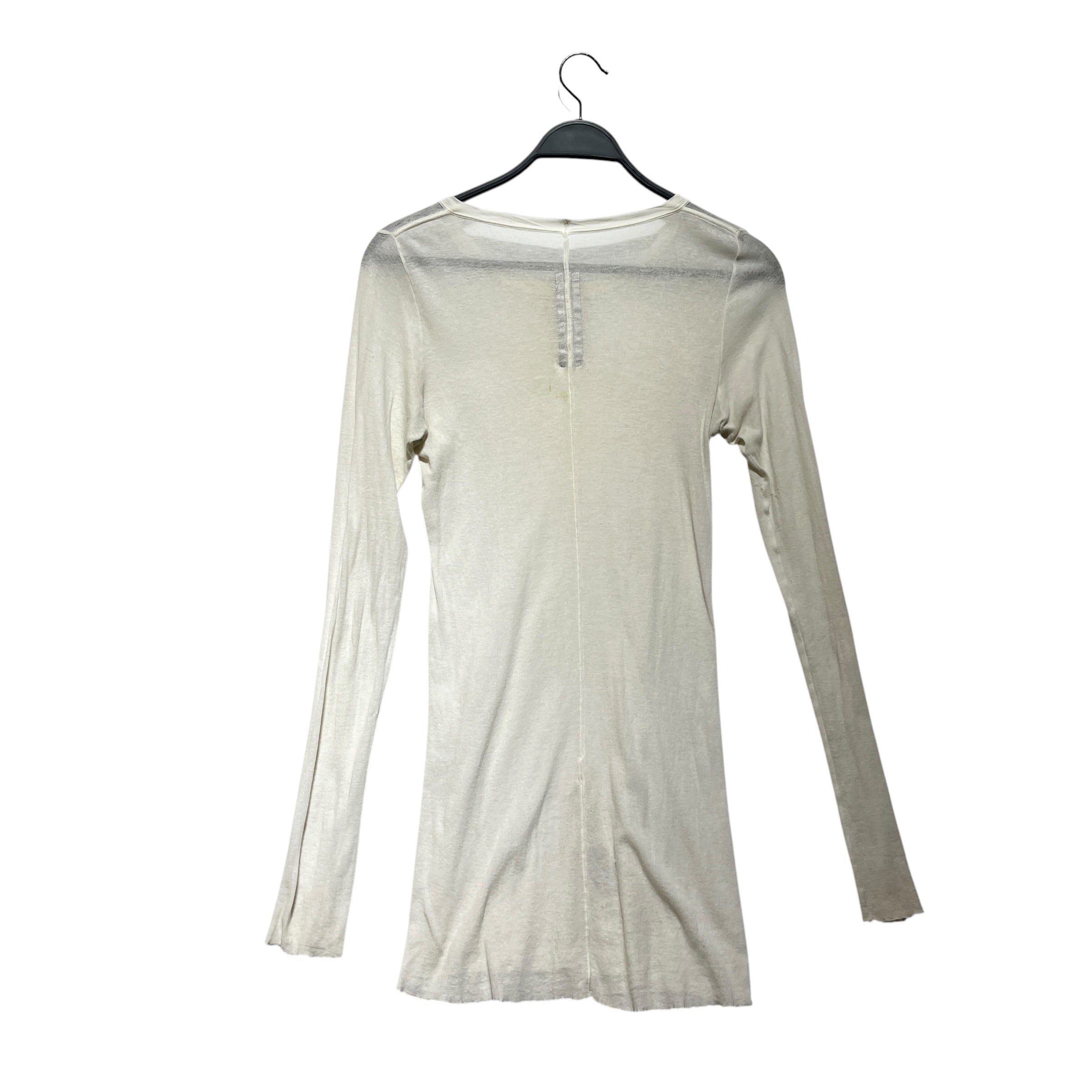 Rick Owens/LS T-Shirt/11/Cotton/CRM/fw 21 milk view 2