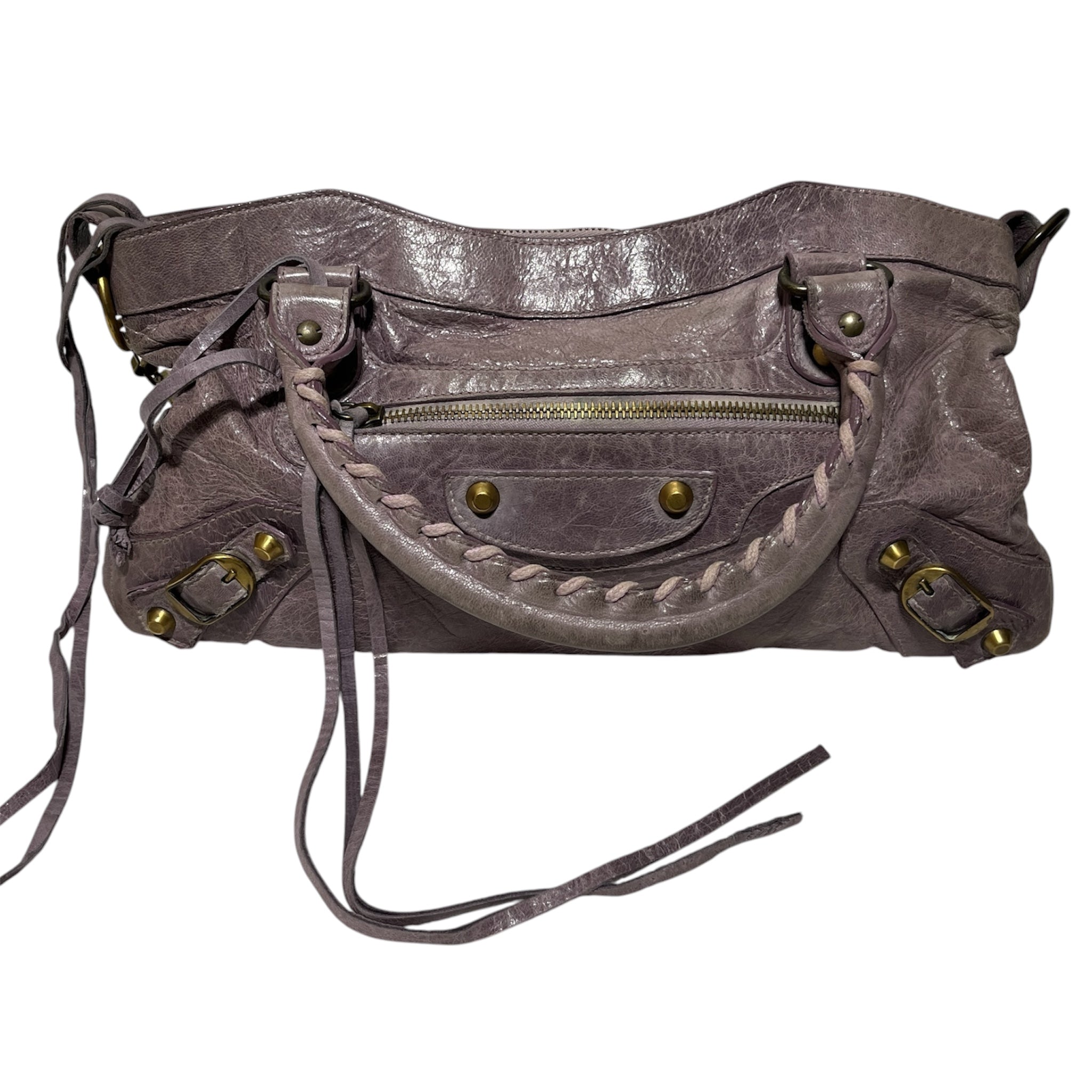 BALENCIAGA/Bag/Leather/PPL/LAVENDER GLD HARDWARE CITY view 1