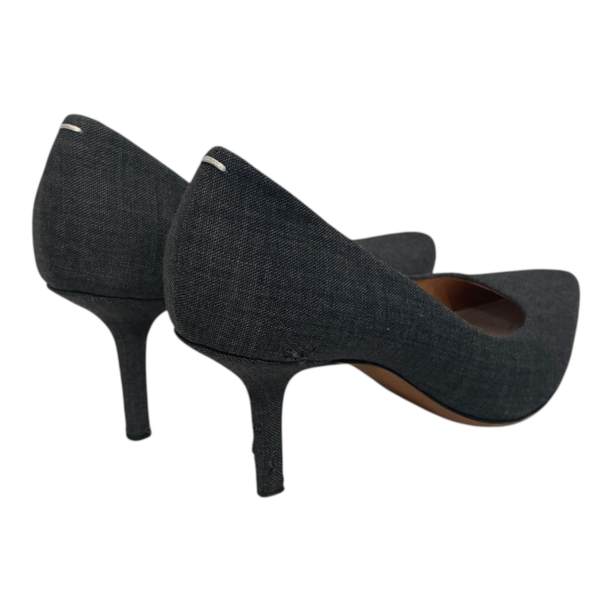 Maison Margiela/Heels/EU 39/Wool/GRY/POINTED TOE CLOTH view 2