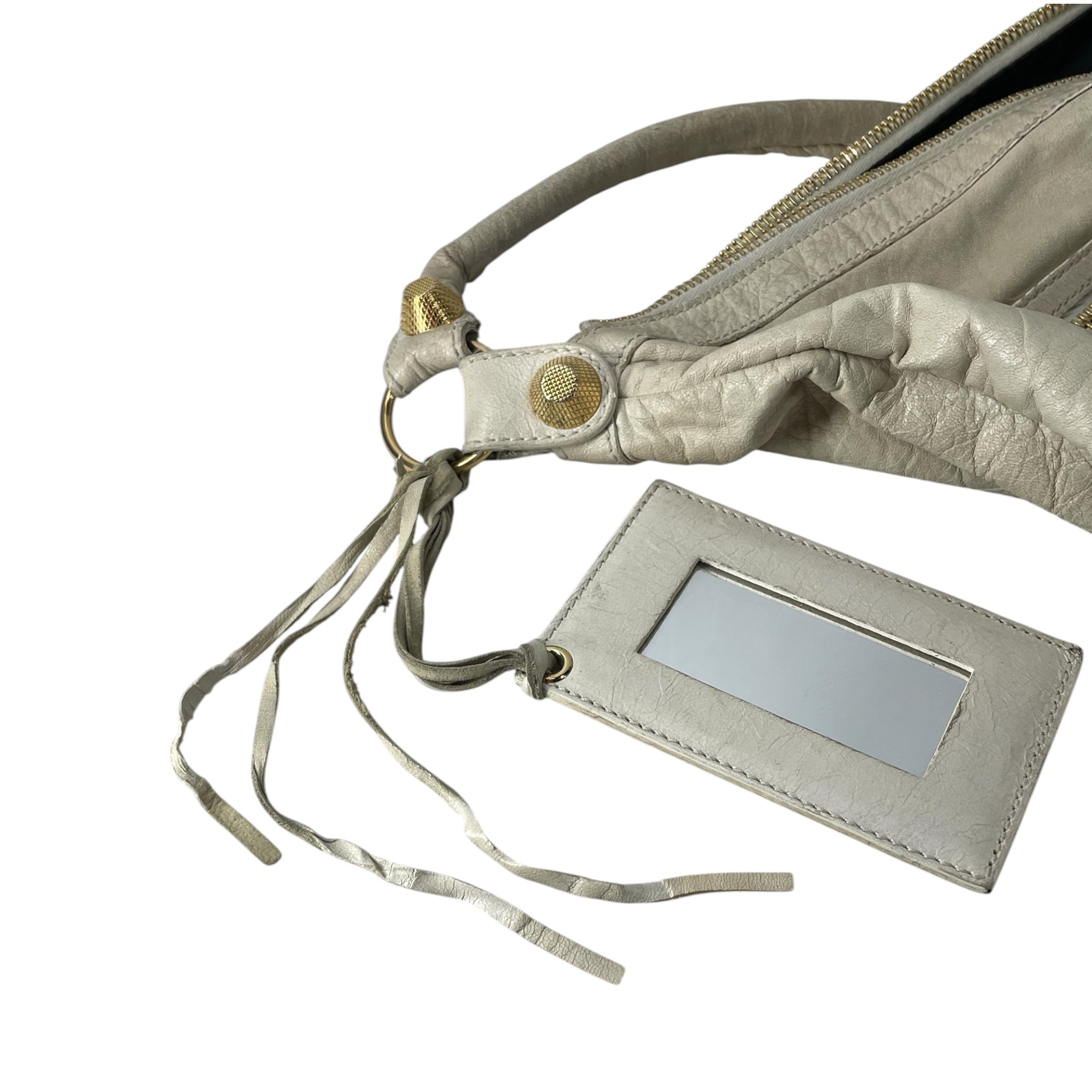 BALENCIAGA/Bag/Leather/WHT/GOLD HARDWEAR/17308.213048 view 10