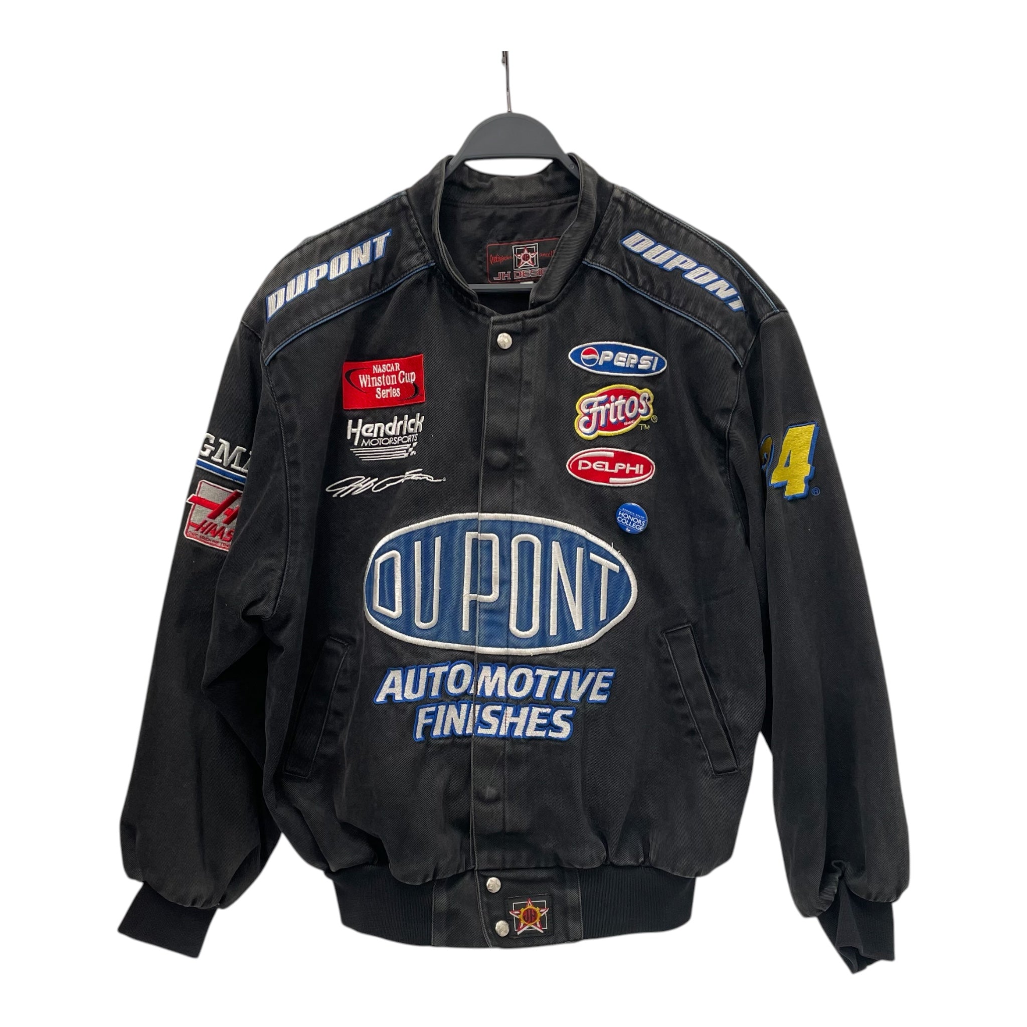 JH Design Group/Souvenir Jkt/L/Cotton/BLK/All Over Print/dupont view 1