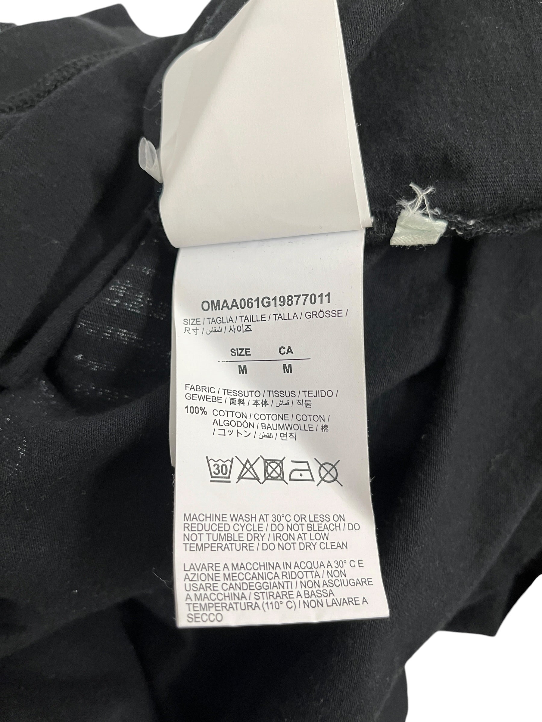 OFF-WHITE/UNDERCOVER/T-Shirt/L/Cotton/BLK/Graphic/"HAND DART" view 5