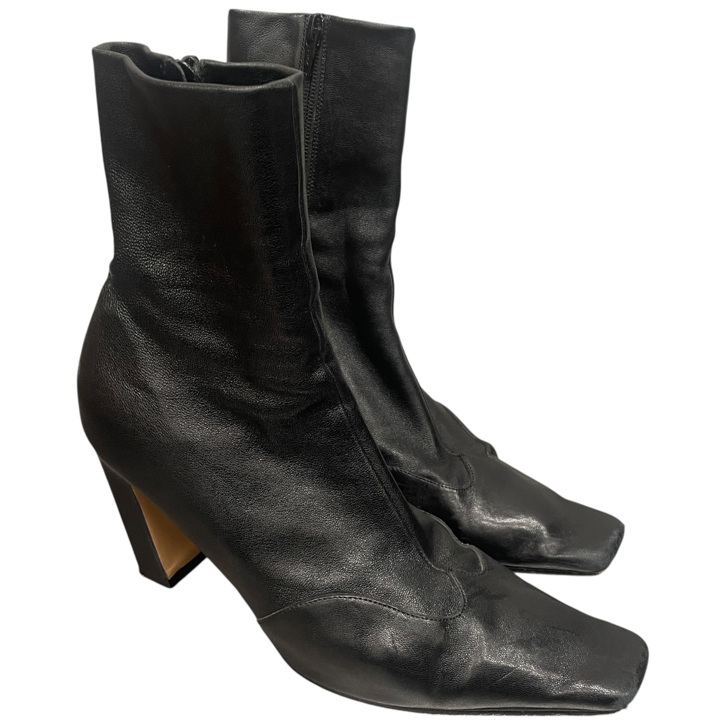 KHAITE/Booties/EU 39/Leather/BLK/NEVADA STRETCH ANKLE BOOT view 1