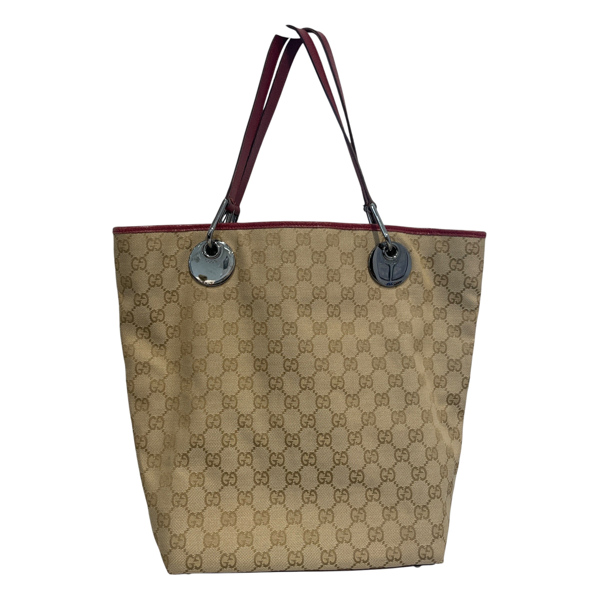 GUCCI/Bag/Nylon/BRW/Gucissima Canvas Tote view 1