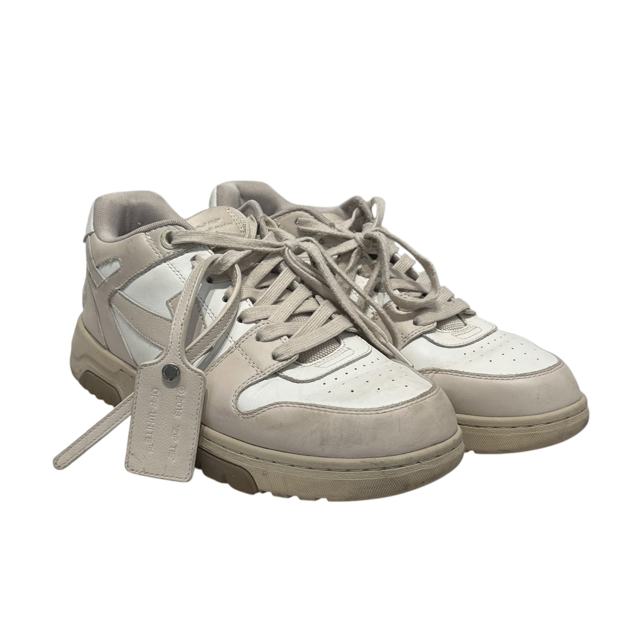 OFF-WHITE/Low-Sneakers/US 9/CRM/OUT OF OFFICE/ZIP TIE TAG view 1