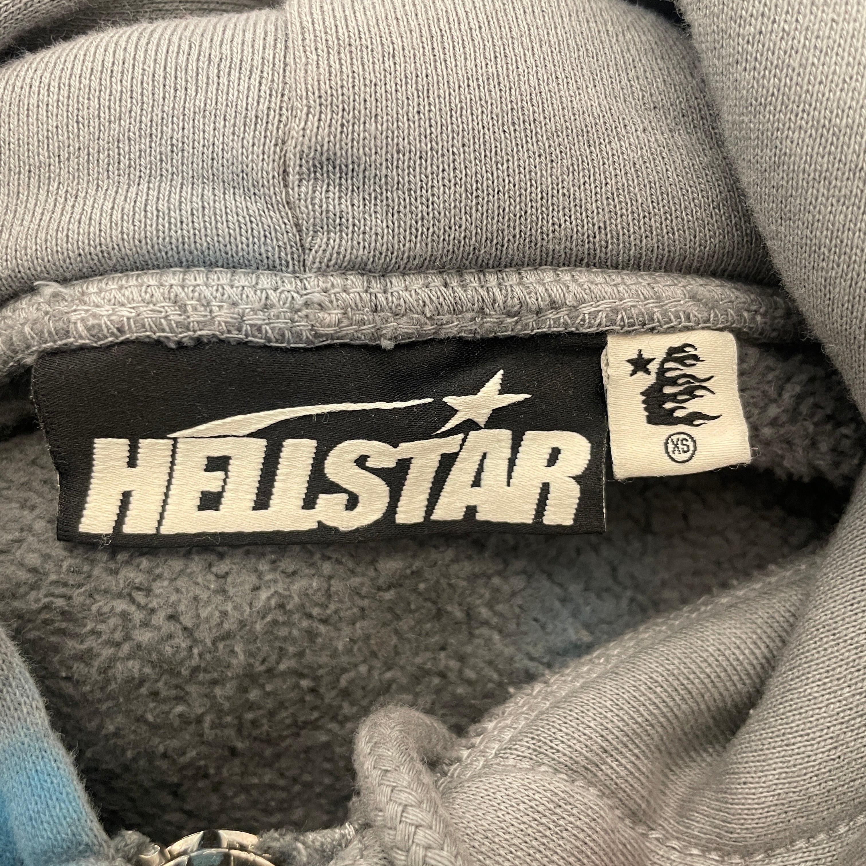 HELLSTAR/Jacket/XS/Cotton/BLU/airbrush view 3