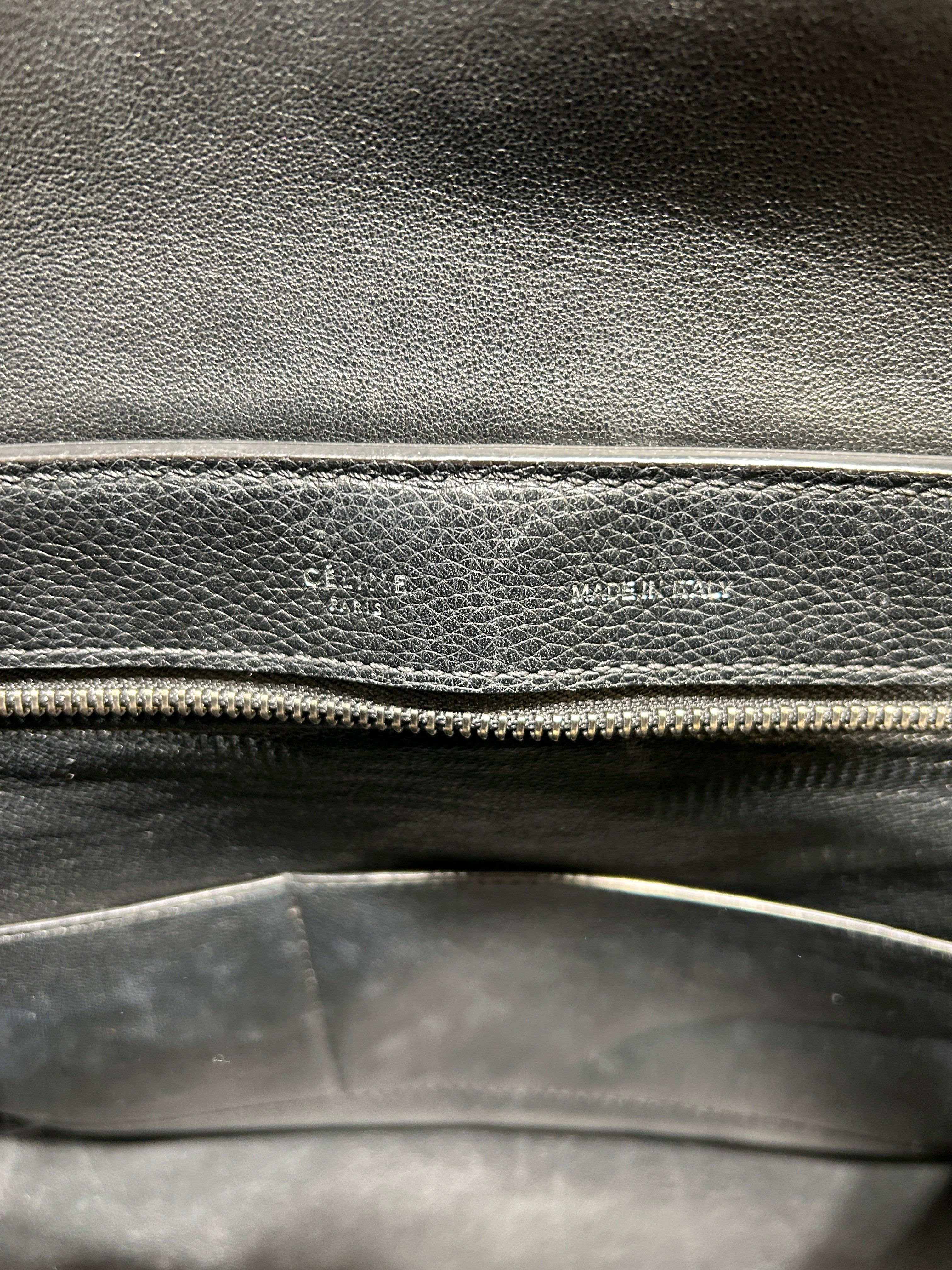 CELINE/Bag/Leather/BLK/LEATHER BAG view 8