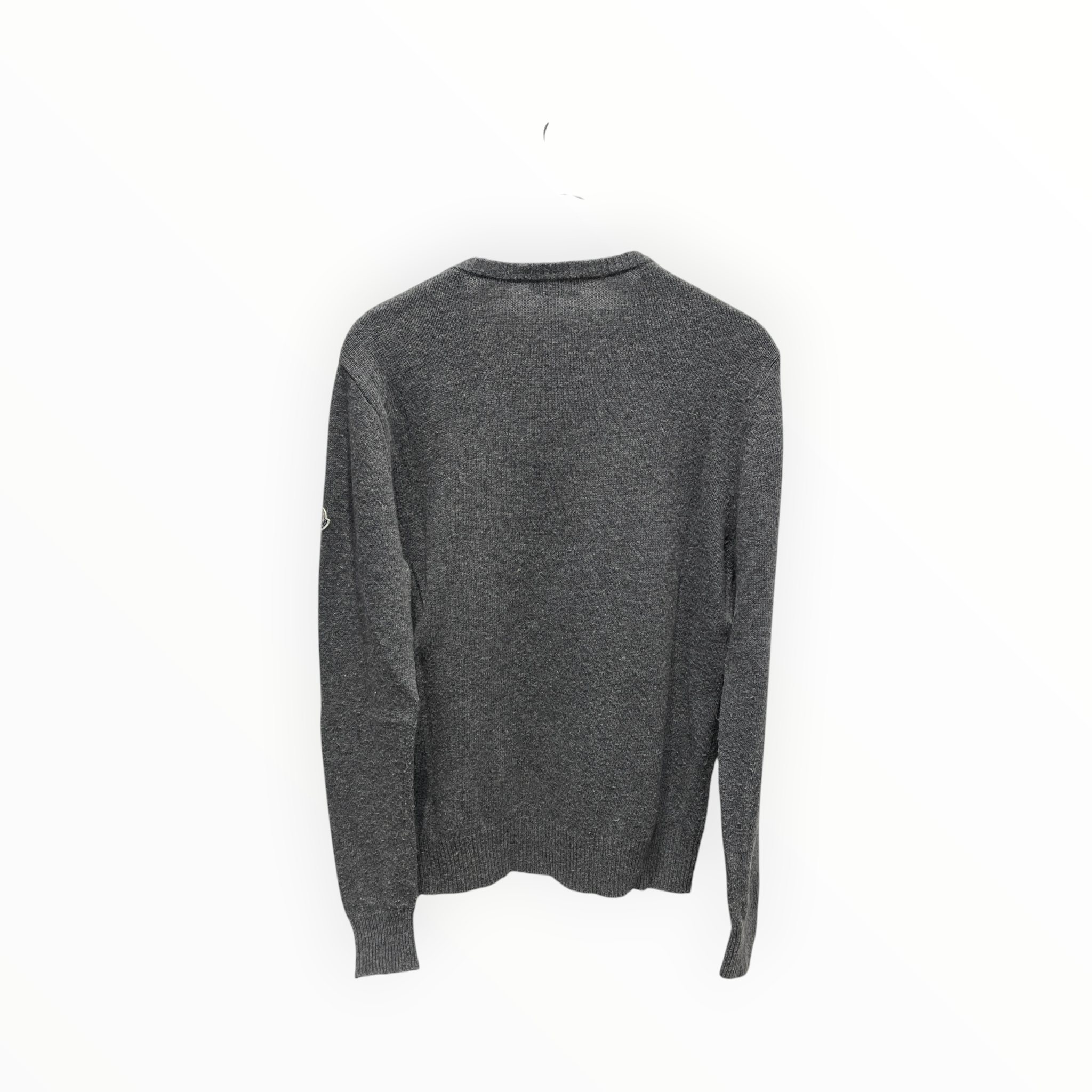 MONCLER/Sweater/L/Wool/GRY/print knit sweater view 2