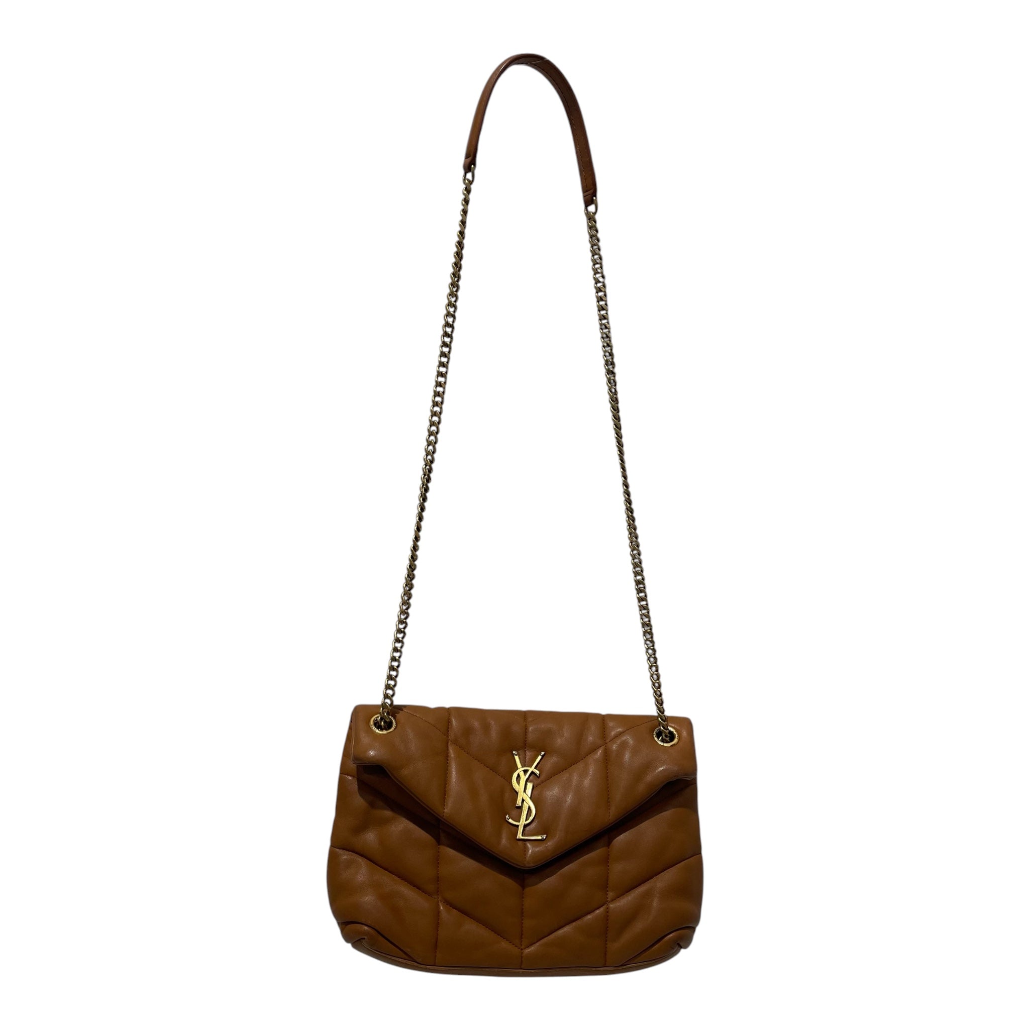 YVES SAINT LAURENT/Hand Bag/Leather/CML/Puffer bag view 1