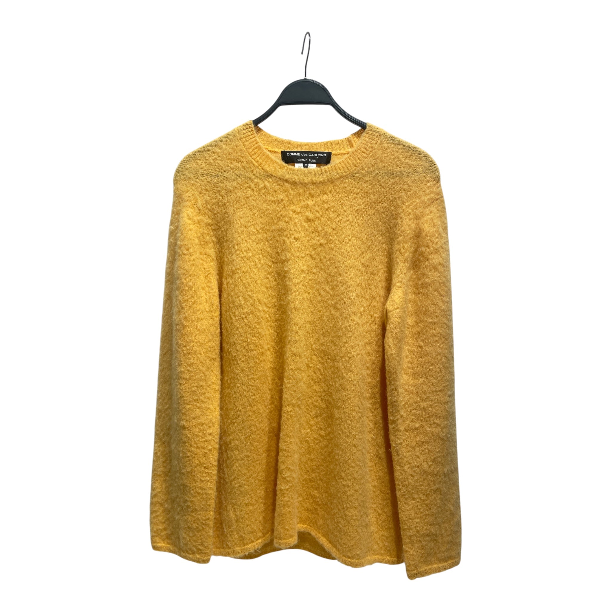 COMME des GARCONS HOMME PLUS/Sweater/M/Mohair/YEL/Mustard Mohair Sweater view 1