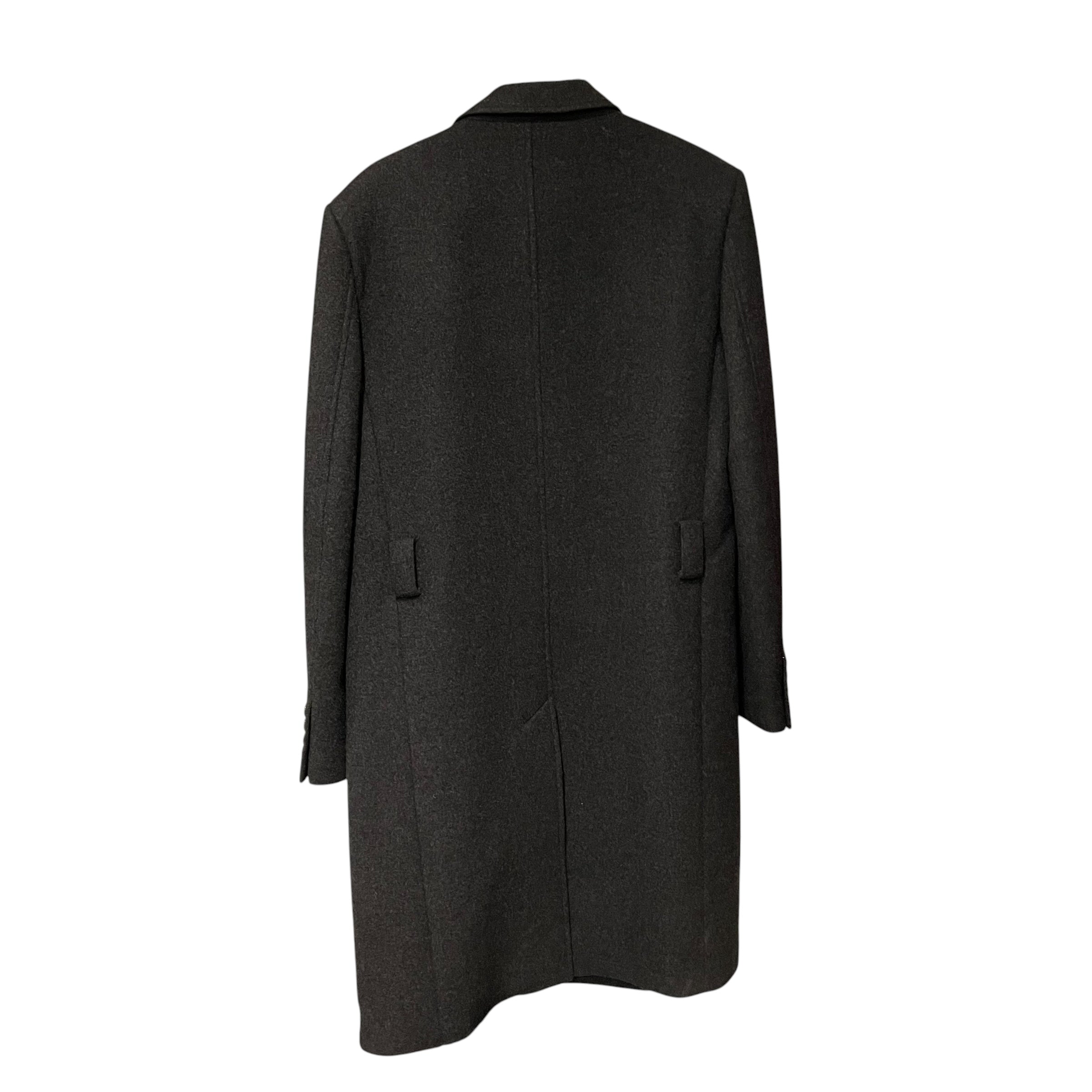 SAINT LAURENT/Trench Coat/54/Wool/GRY/UP53 2017 00303 view 2