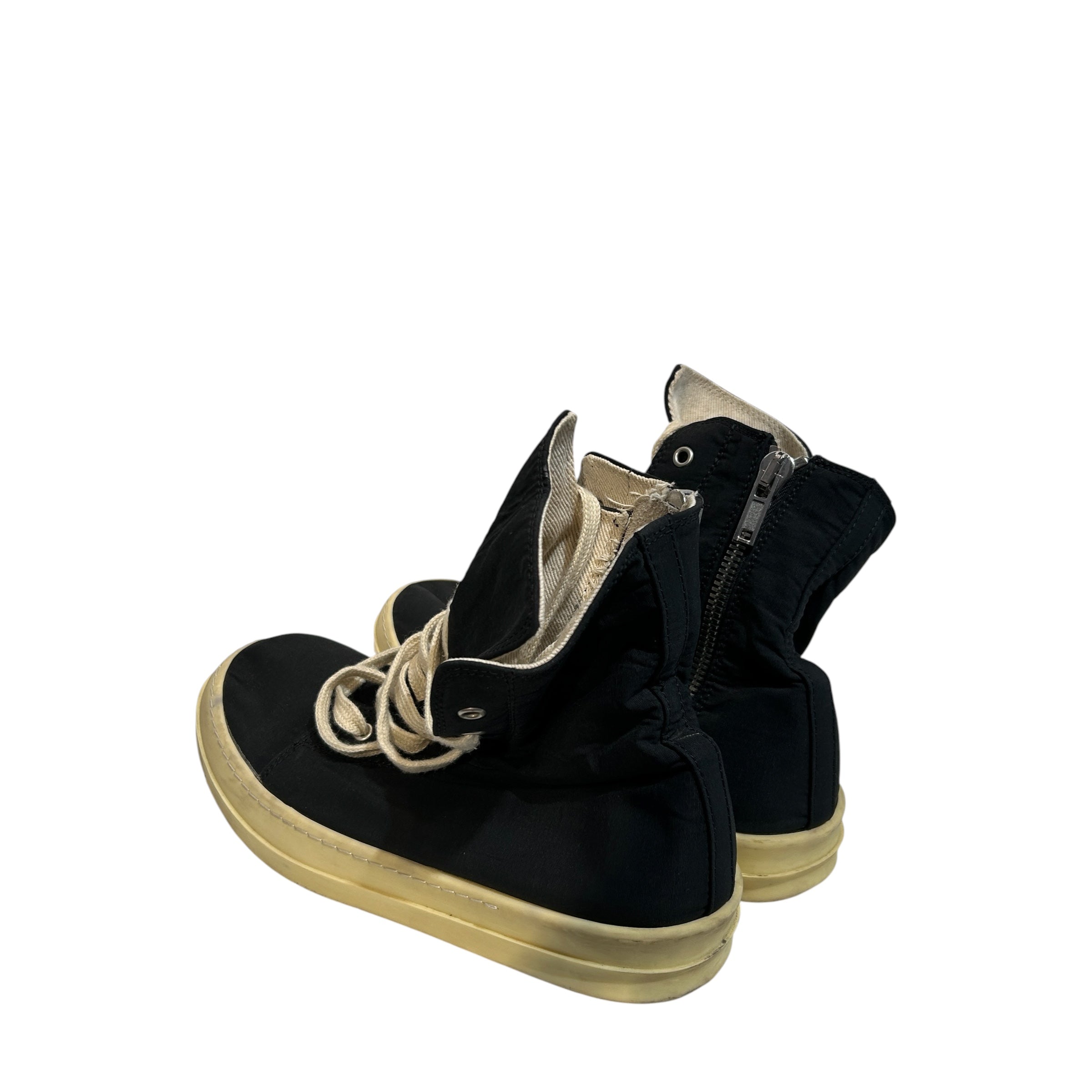 RICK OWENS DRKSHDW/Hi-Sneakers/US 10/Nylon/BLK/Canvas Boots view 2