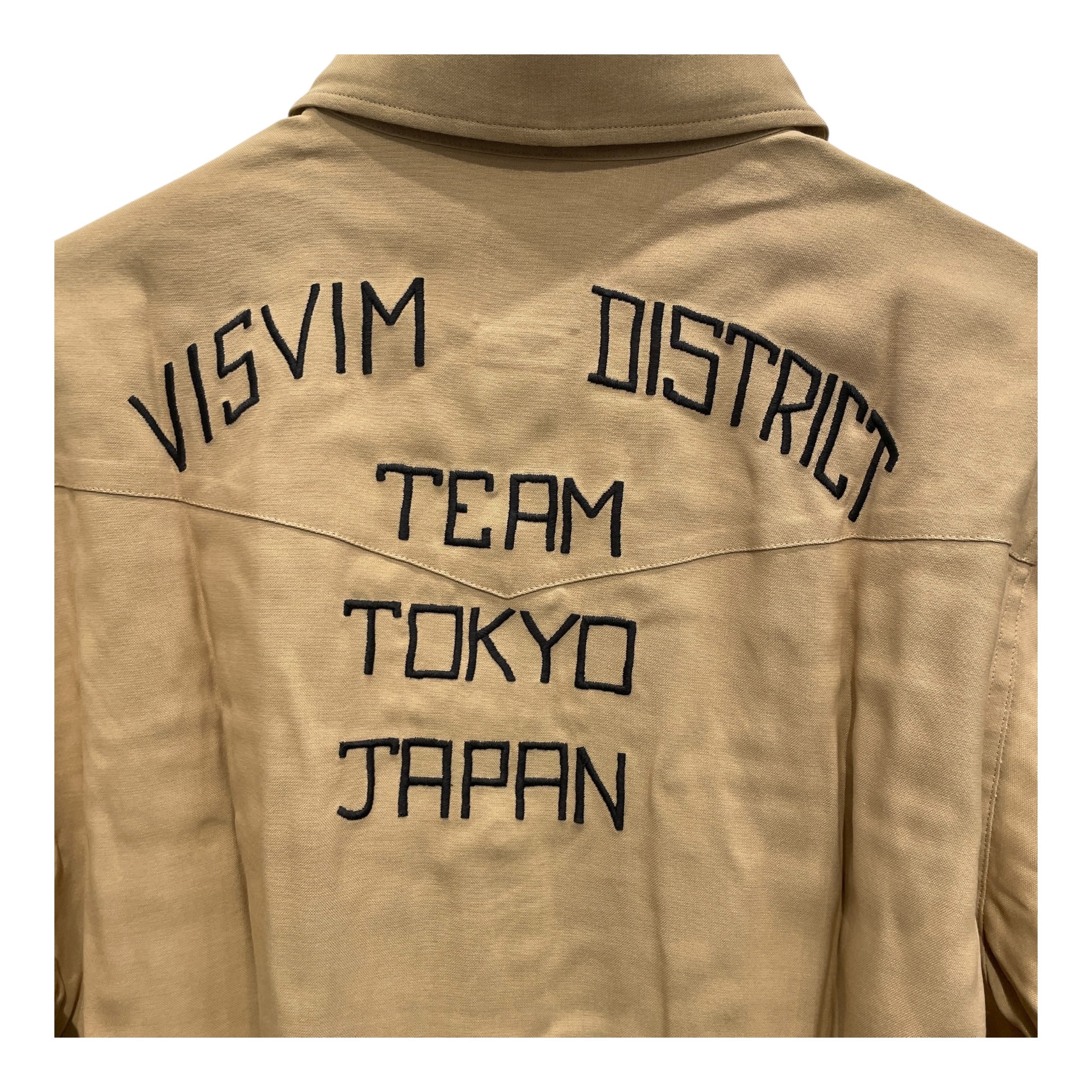 visvim/LS Shirt/2/Rayon/KHK/Western/western "visvim district" view 3
