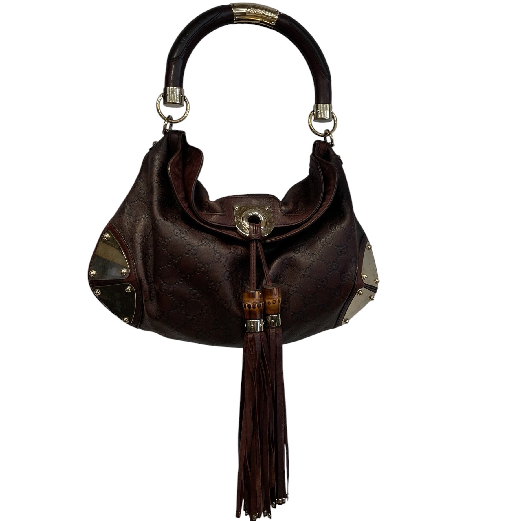 GUCCI/Hand Bag/All Over Print/Leather/BRD/BABOUSKA LEATHER BAG view 1