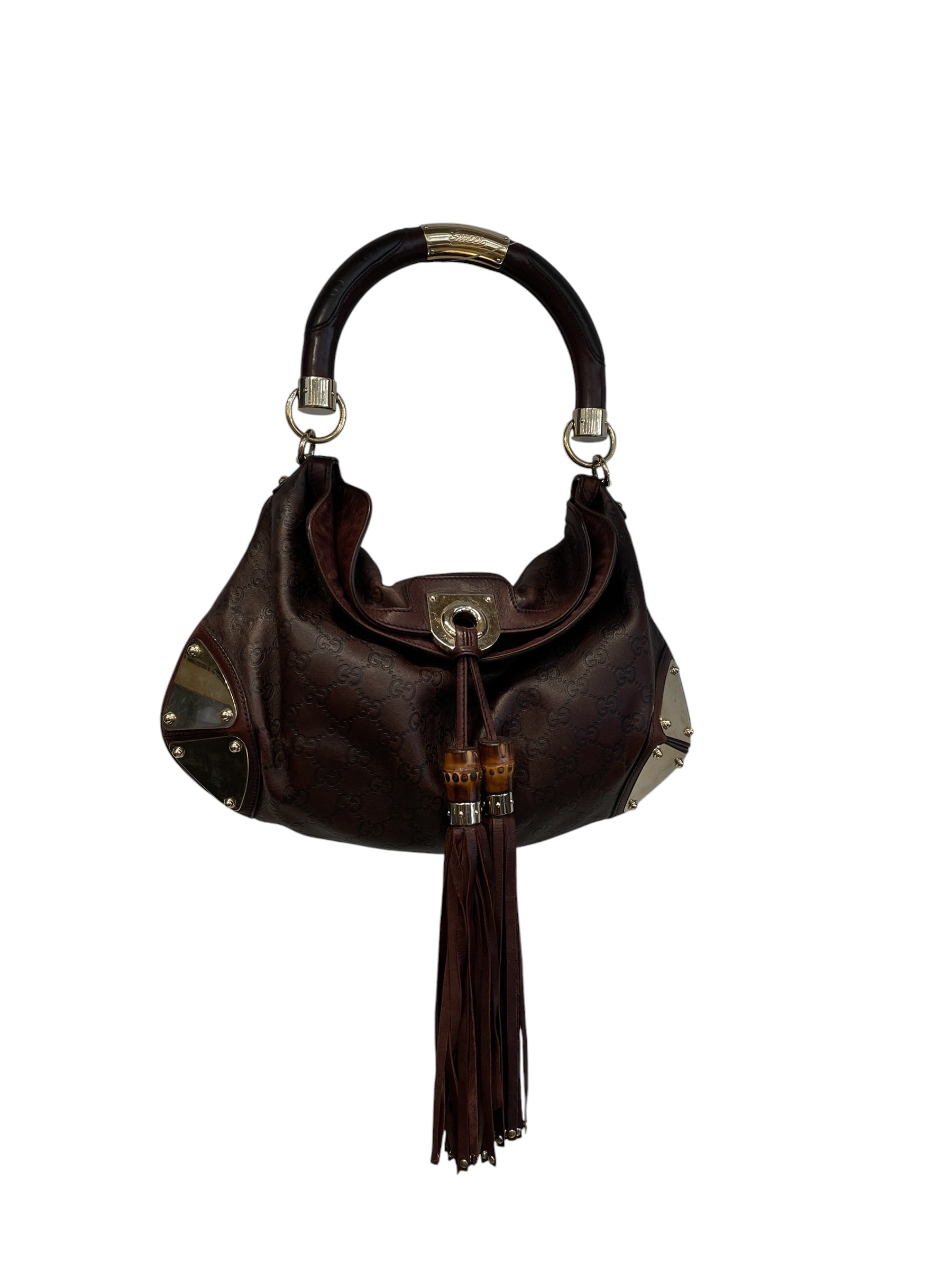 GUCCI/Hand Bag/All Over Print/Leather/BRD/BABOUSKA LEATHER BAG view 3