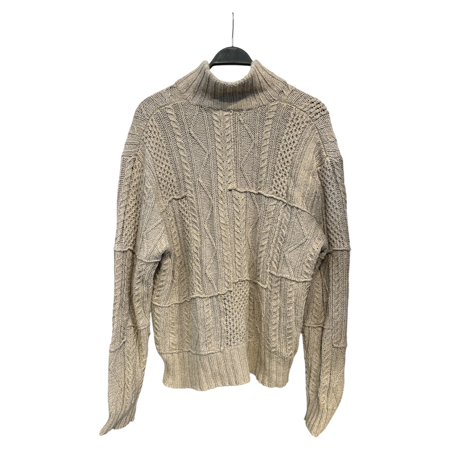 POLO RALPH LAUREN/Heavy Sweater/XL/Cotton/BEG/AMERICAN FLAG KNIT SWEATER view 2