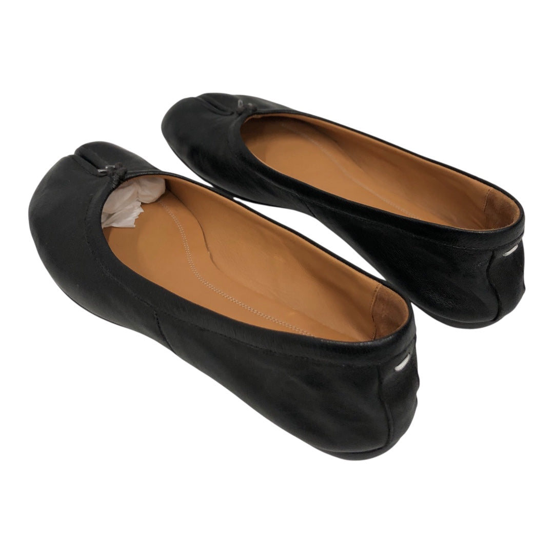 Maison Margiela/Flat Shoes/EU 38.5/Leather/BLK/Tabi Flats view 2