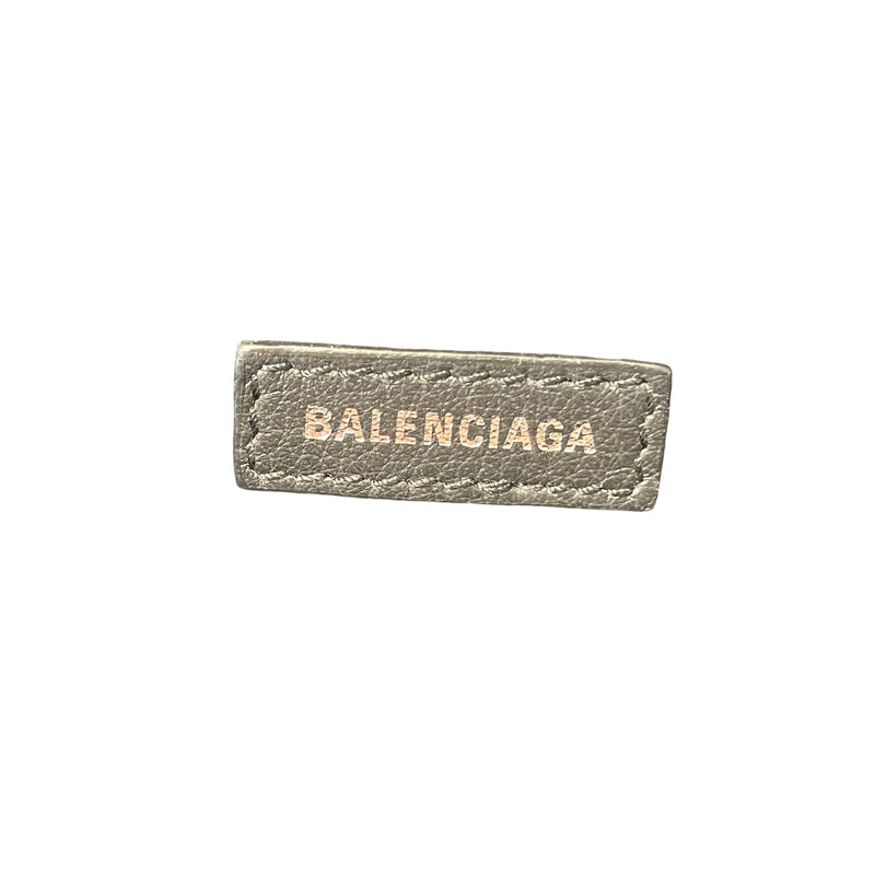 BALENCIAGA/Fanny Pack/Leather/WHT/Logo Belt Bag