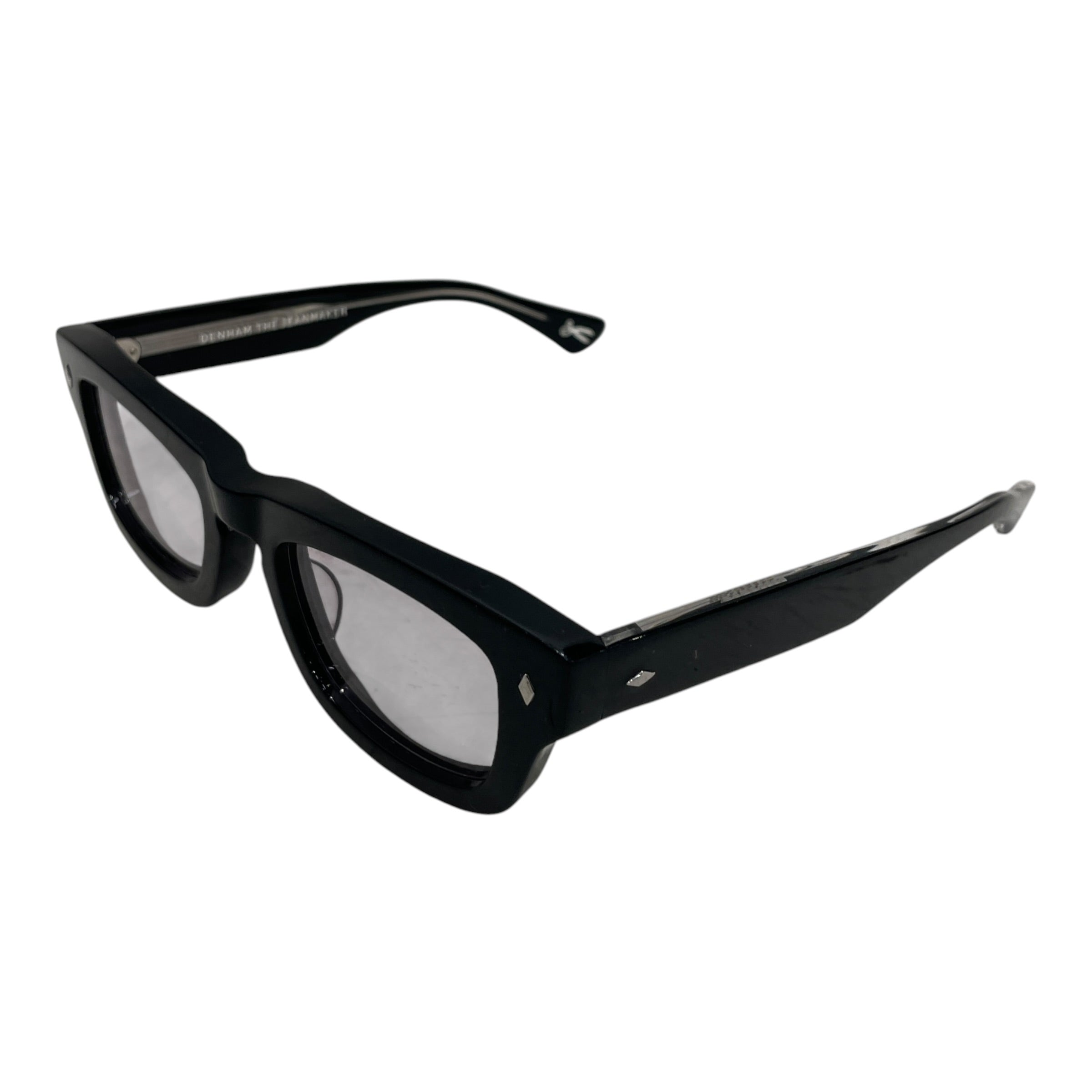 DENHAM/EFFECTOR/Glasses/Plastic/BLK/M's/THICK FRAME/TINTED LENSE view 2